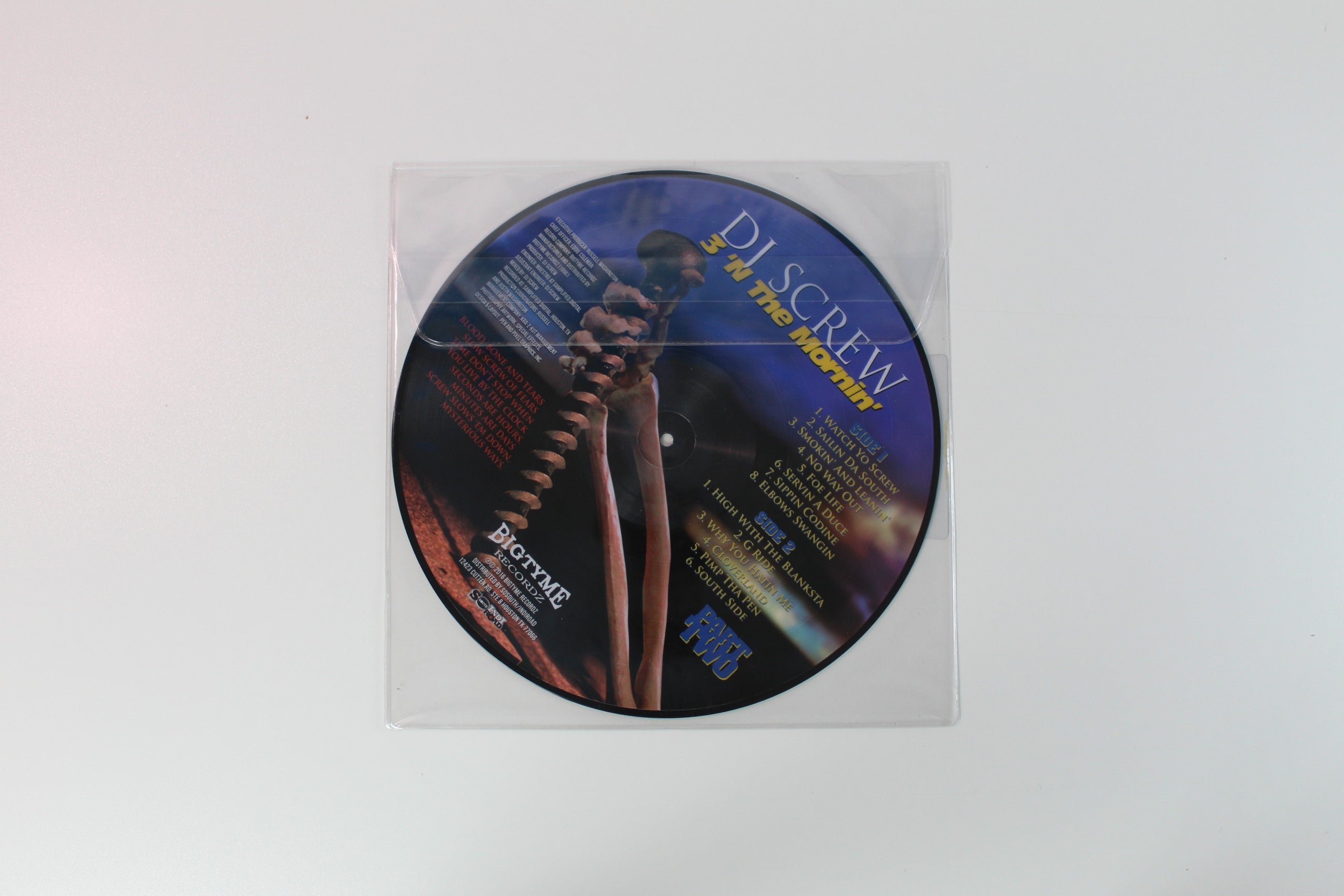 DJ Screw - 3 'N The Mornin' (Part Two) Ltd. Picture Disc on Bigtyme Recordz