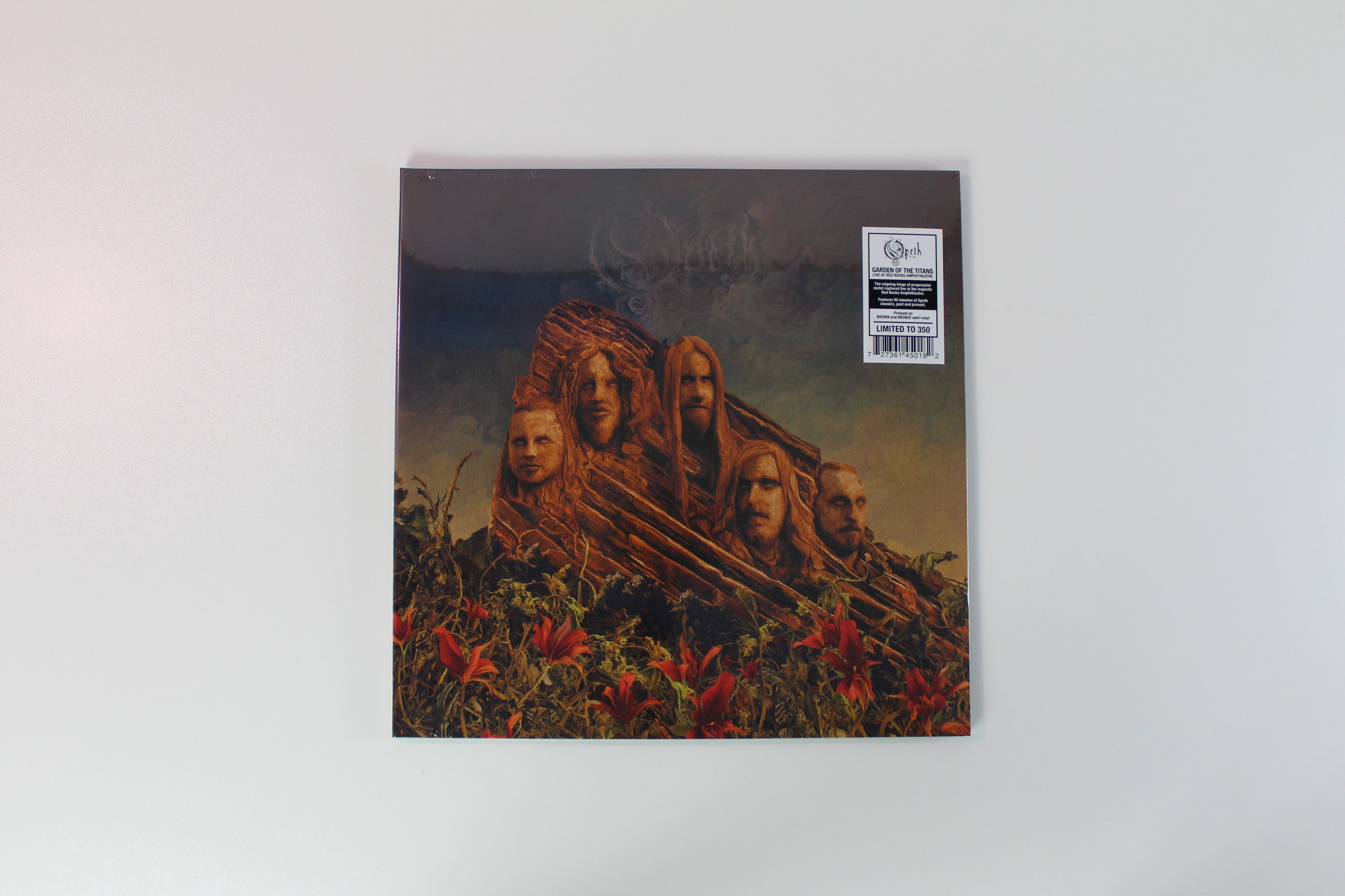 Opeth - Garden Of The Titans (Opeth Live At Red Rocks Amphitheatre) Ltd. Brown & Bronze Swirl on Nuclear Blast Entertainment SEALED