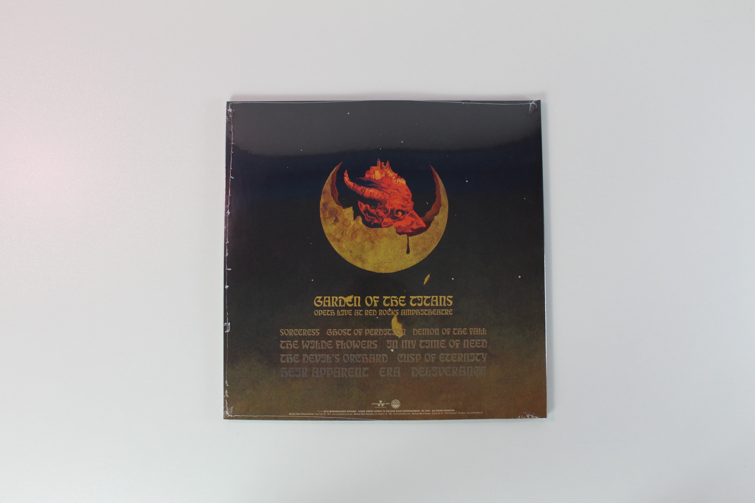 Opeth - Garden Of The Titans (Opeth Live At Red Rocks Amphitheatre) Ltd. Brown & Bronze Swirl on Nuclear Blast Entertainment SEALED
