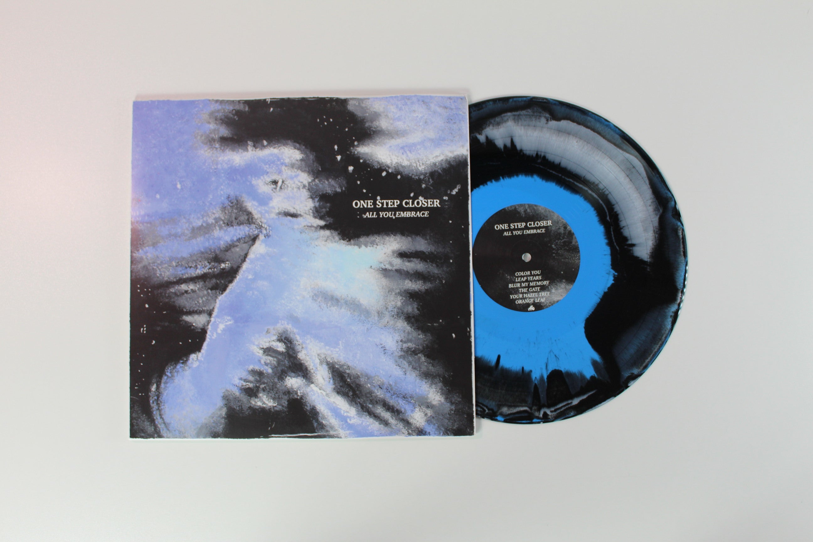 One Step Closer - All You Embrace Ltd. Blue, White & Black Swirl on Run For Cover Records
