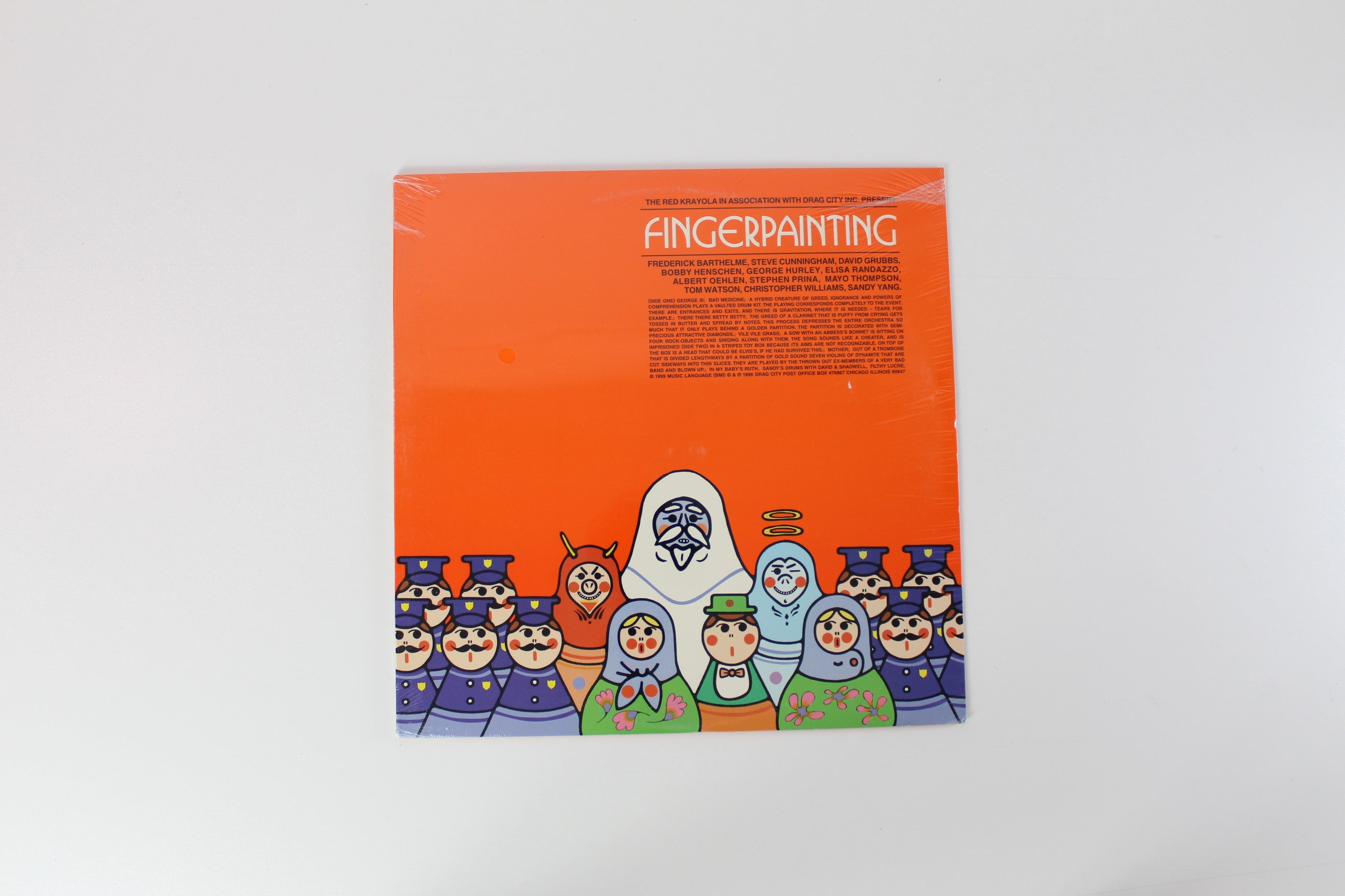 Red Krayola - Fingerpainting on Drag City - Sealed