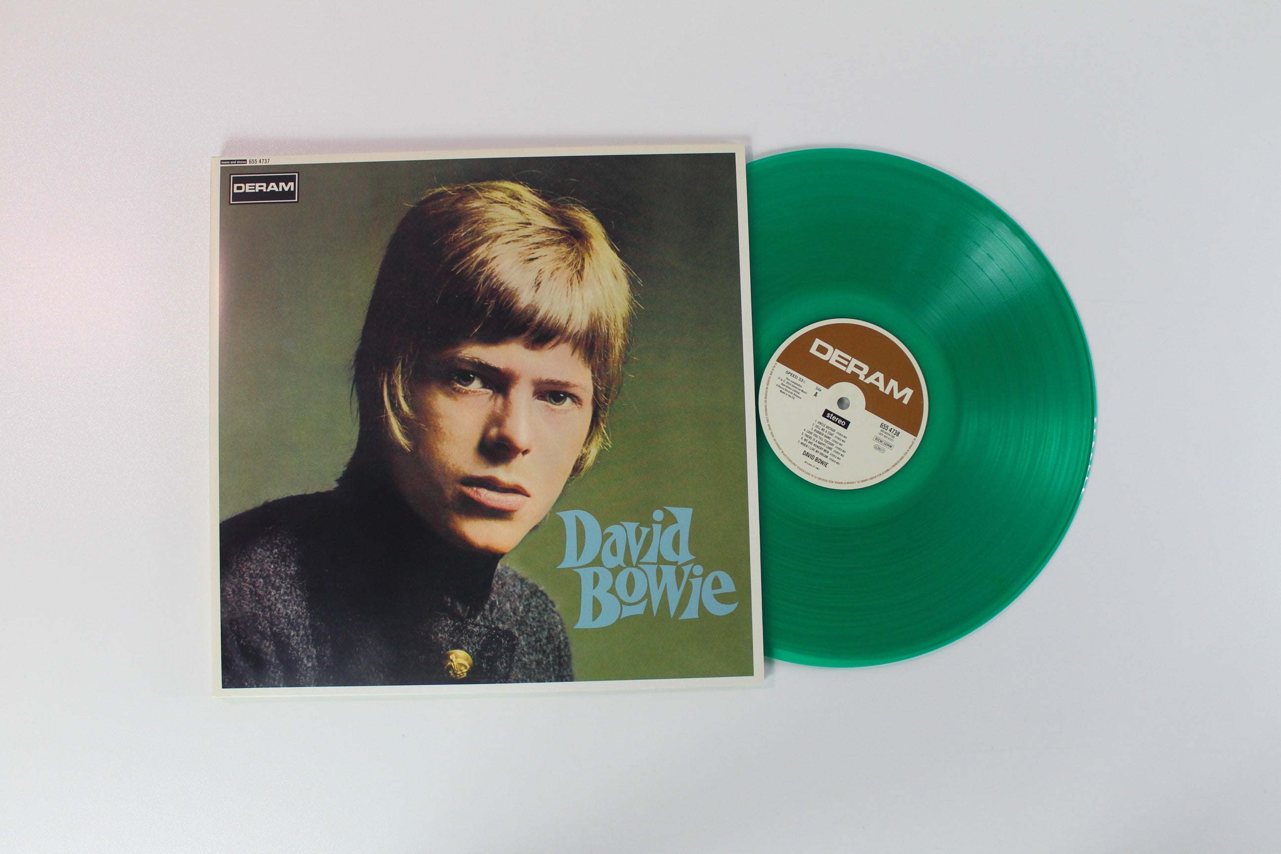 David Bowie - David Bowie Ltd. Green Transparent Reissue on Deram