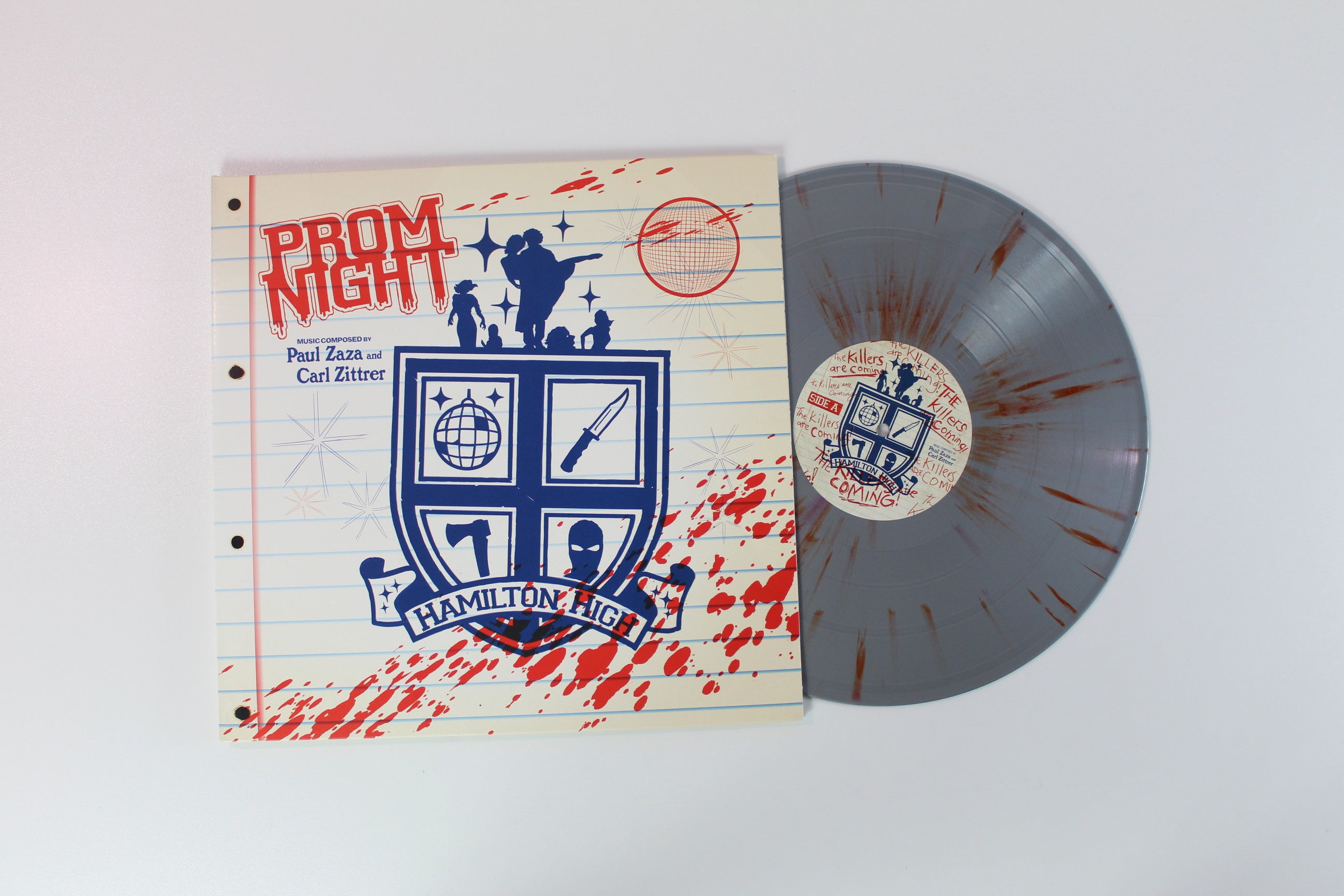 Paul Zaza - Prom Night (Original Movie Soundtrack And Dialogue) Ltd. Bloody Disco Ball Variant on 1984 Publishing