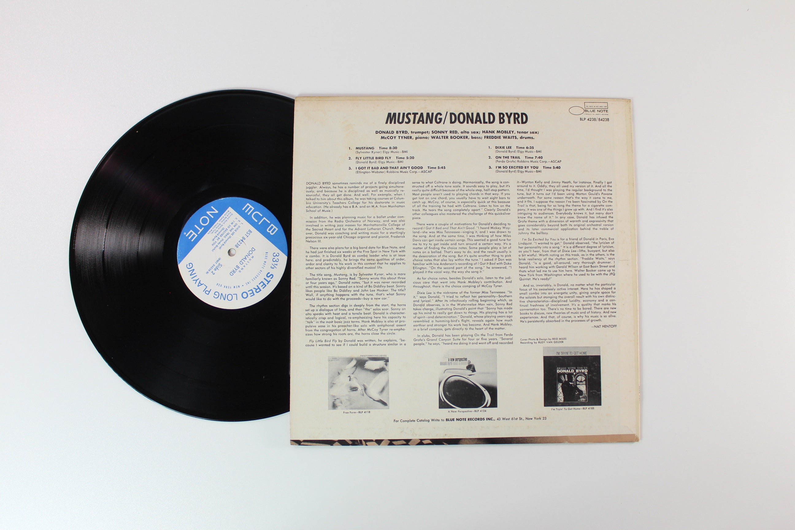 Donald Byrd - Mustang! on Blue Note – BST 84238 - 1966 Stereo