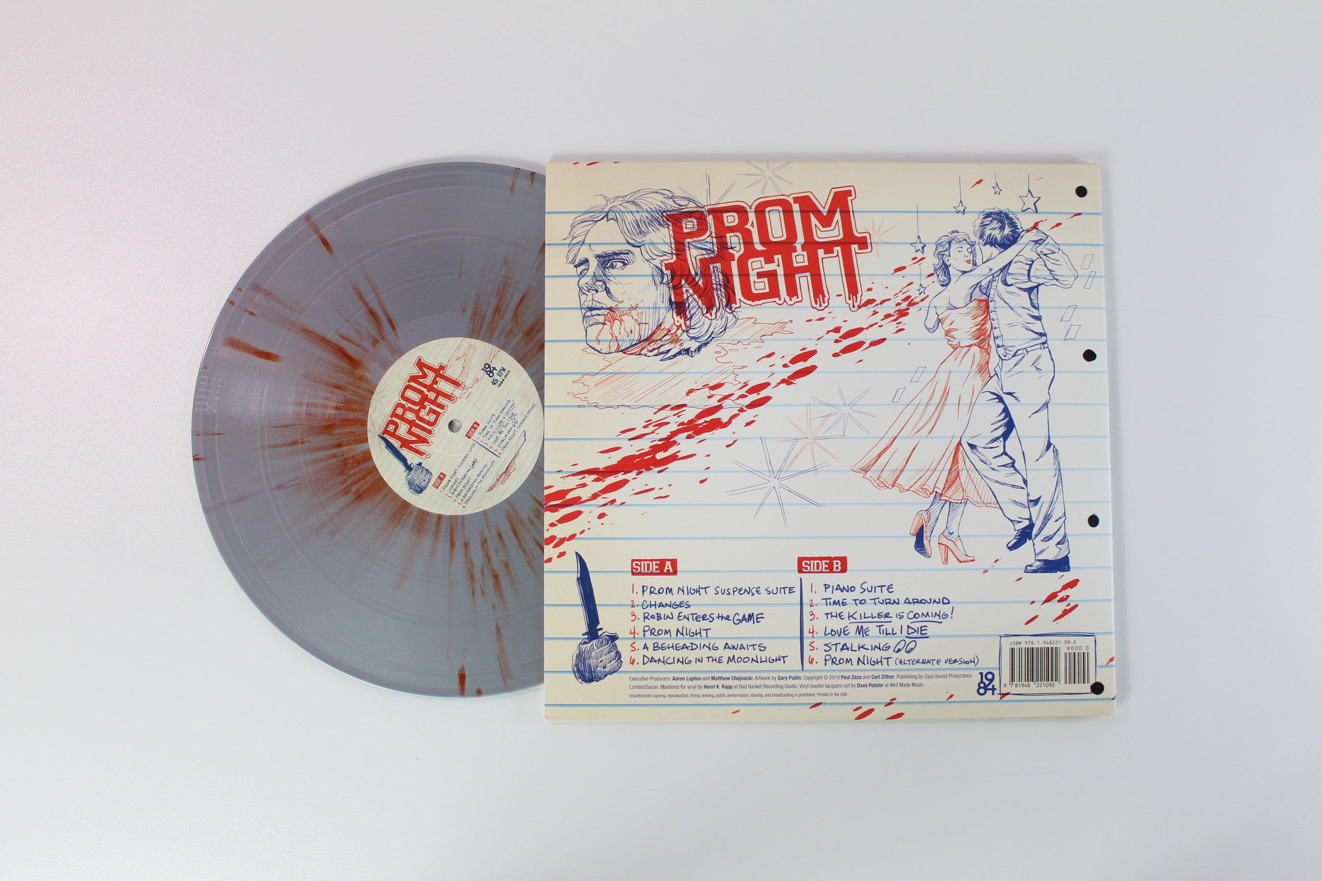 Paul Zaza - Prom Night (Original Movie Soundtrack And Dialogue) Ltd. Bloody Disco Ball Variant on 1984 Publishing