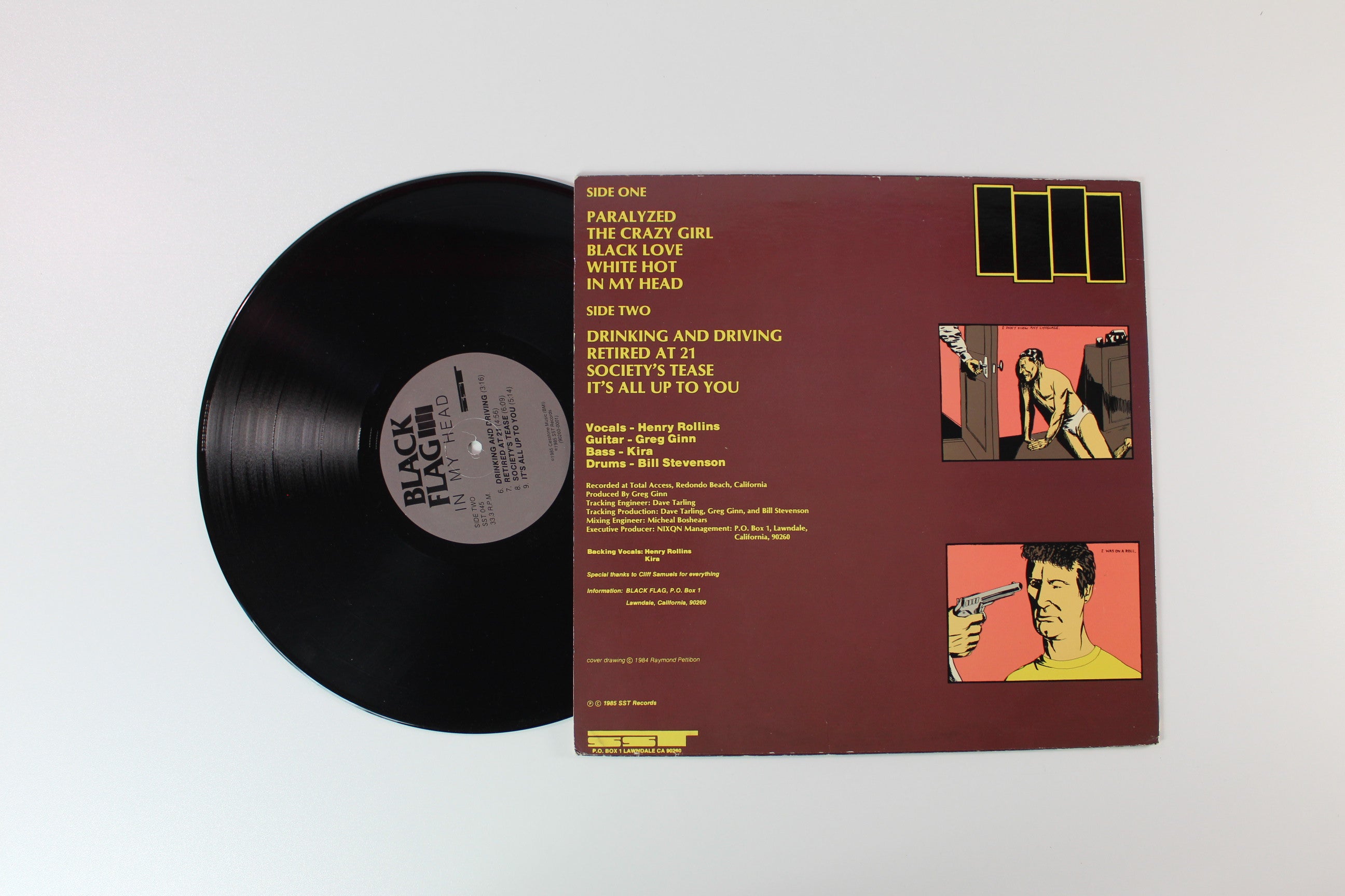 Black Flag - In My Head on SST Records 1990 Repress