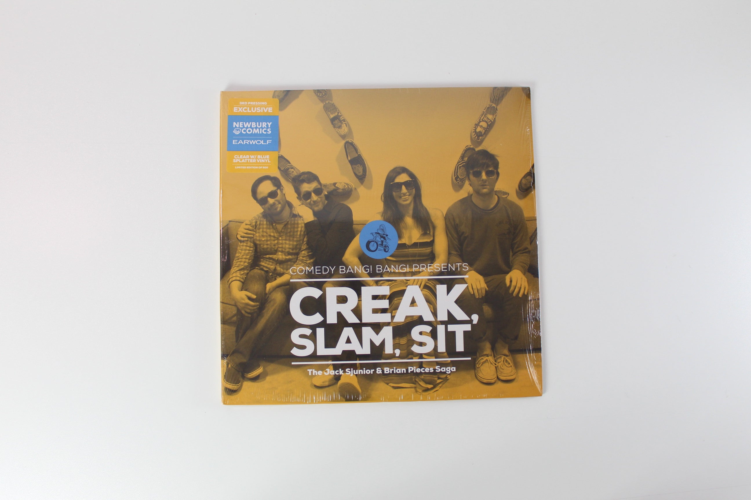 Comedy Bang! Bang! - Creak, Slam, Sit: The Jack Sjunior & Brian Pieces Saga on Earwolf Newbury Comics Exclusive Color Vinyl