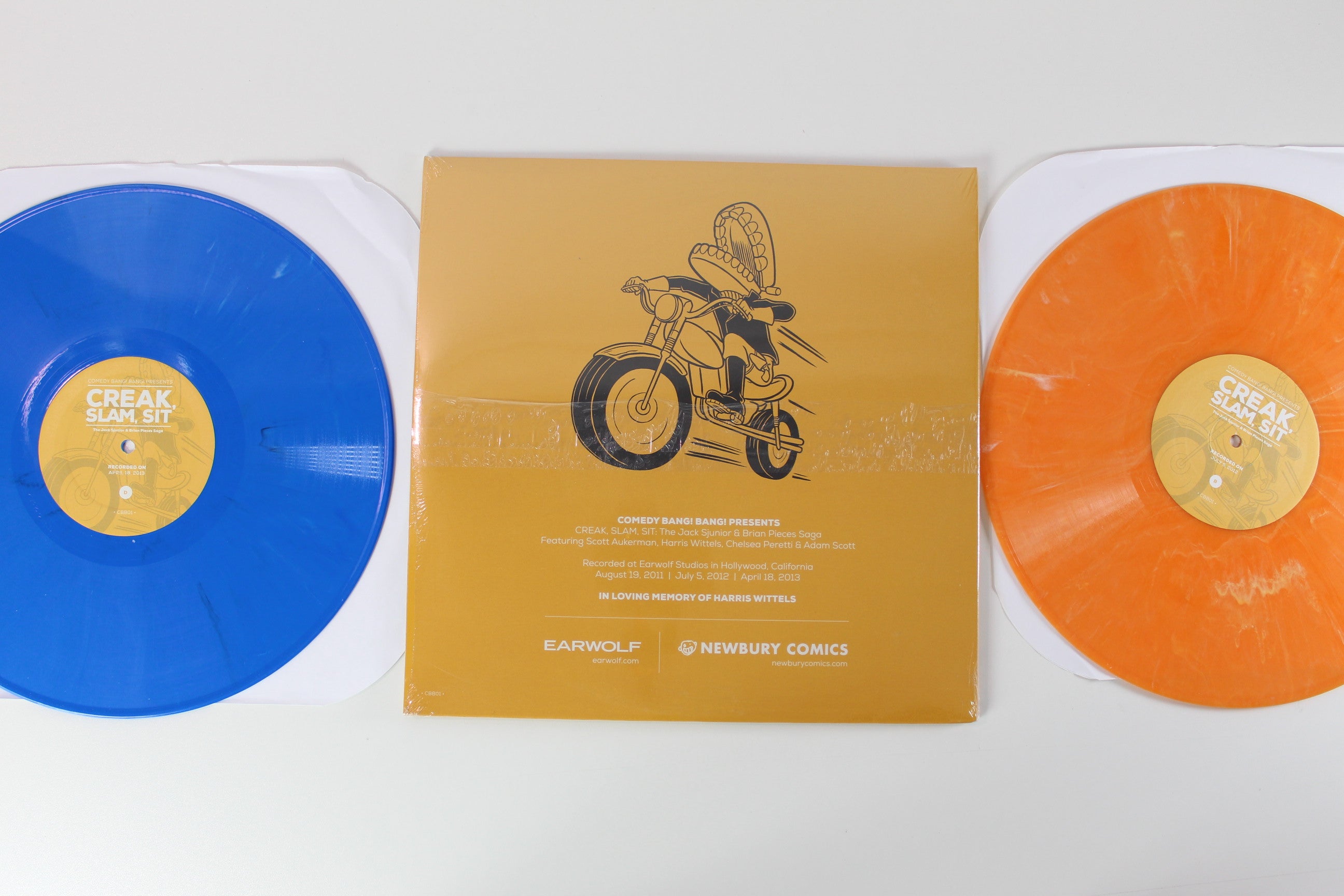 Comedy Bang! Bang! - Creak, Slam, Sit: The Jack Sjunior & Brian Pieces Saga on Earwolf Newbury Comics Exclusive Color Vinyl