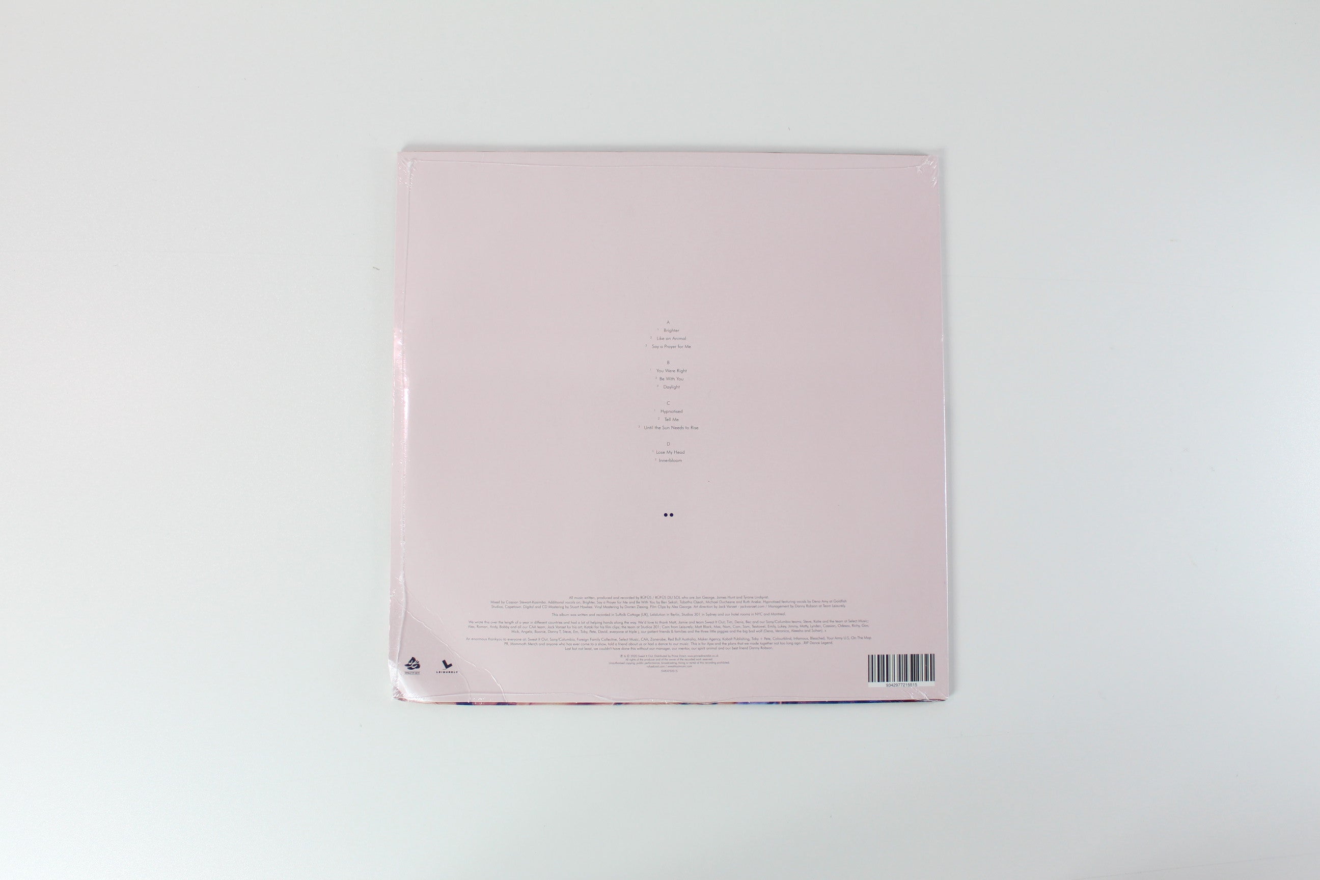 Rüfüs Du Sol – Bloom on Sweat It Out! Ltd. Pink & White Half & Half Reissue Sealed