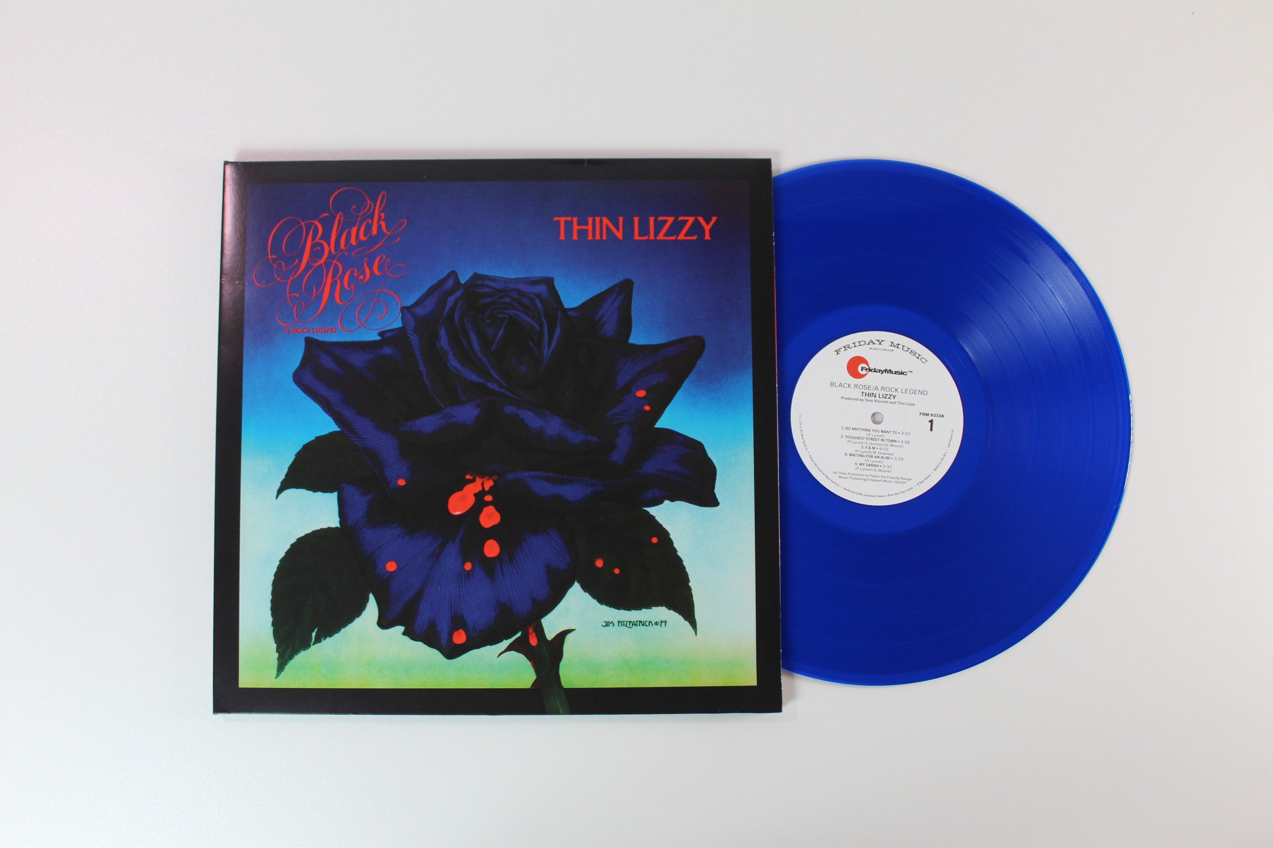 Thin Lizzy - Black Rose (A Rock Legend) on Friday Music - Blue Vinyl