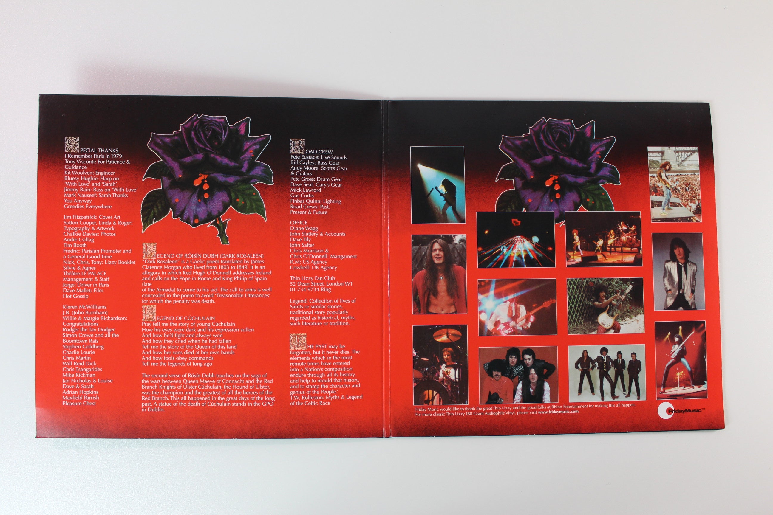 Thin Lizzy - Black Rose (A Rock Legend) on Friday Music - Blue Vinyl