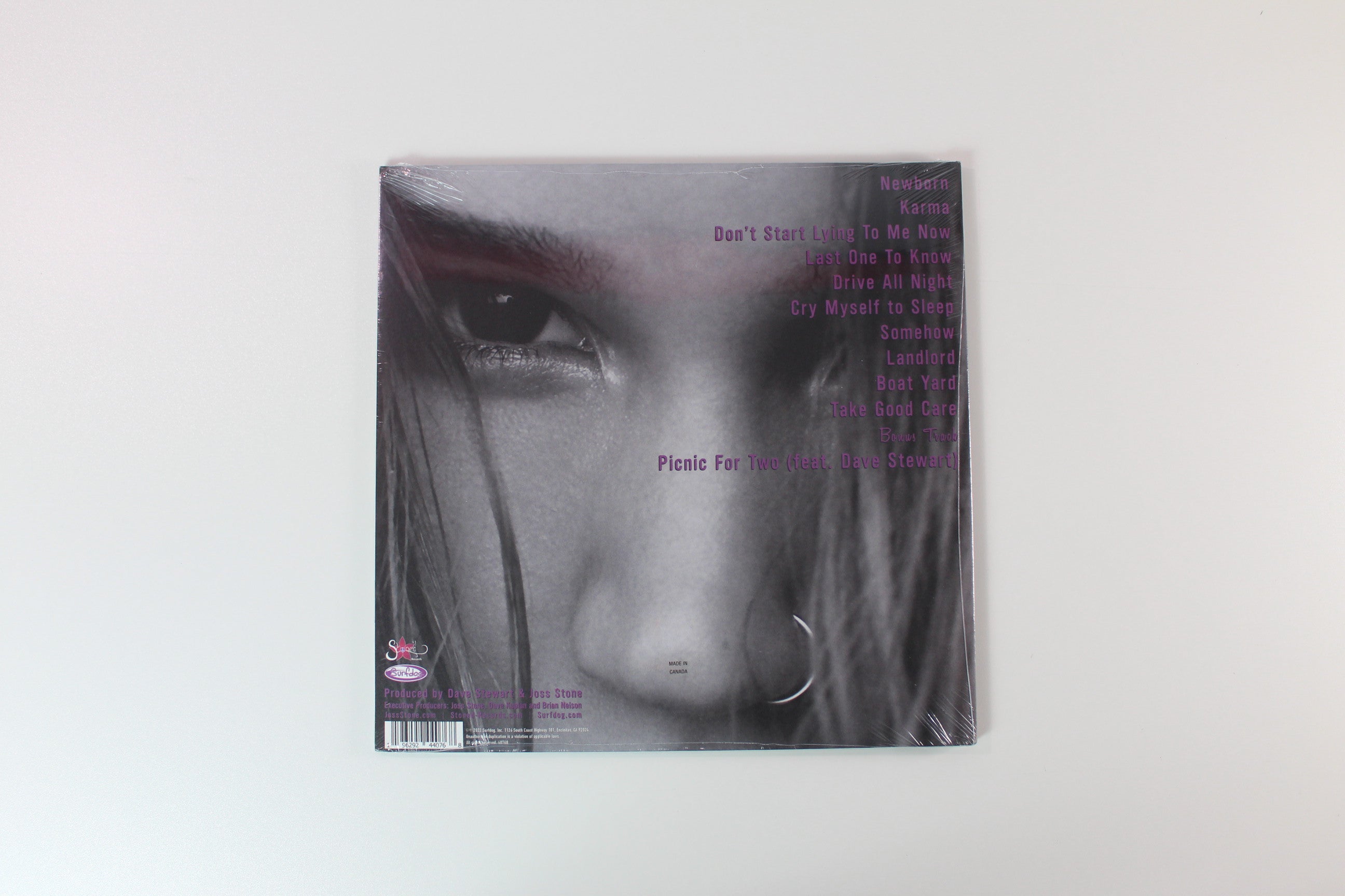 Joss Stone - LP1 on Stone'd Records / Surfdog Records - Sealed RSD 2022 Purple Vinyl