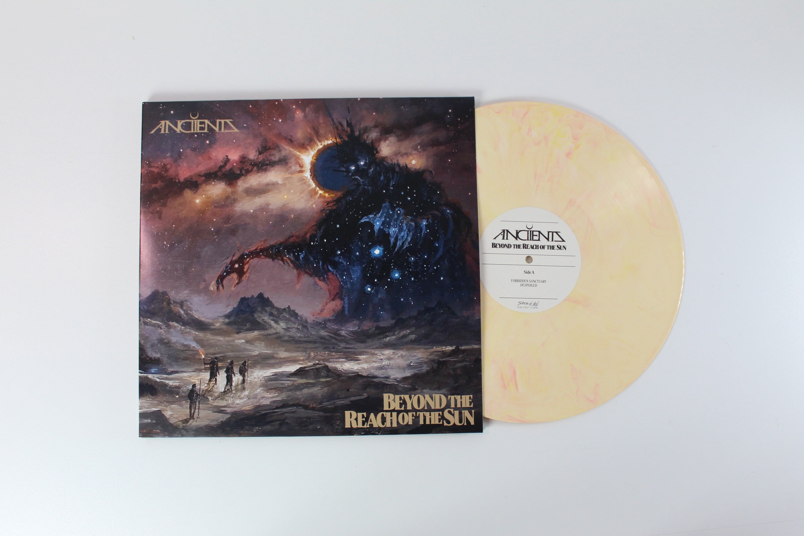 Anciients - Beyond The Reach Of The Sun on Season Of Mist Ltd. White/Yellow/Red Mixed Vinyl