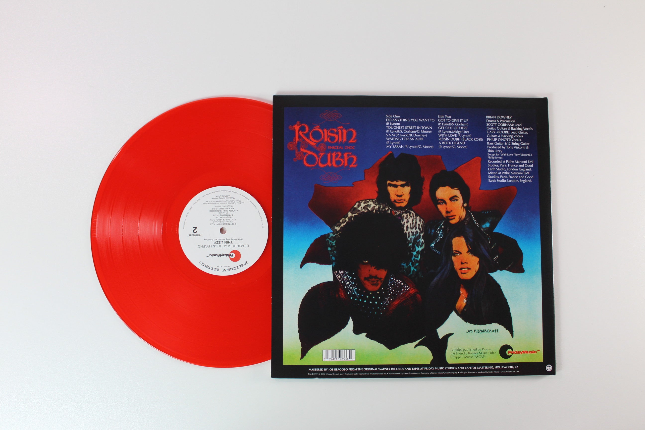 Thin Lizzy - Black Rose (A Rock Legend) on Friday Music - Red Vinyl
