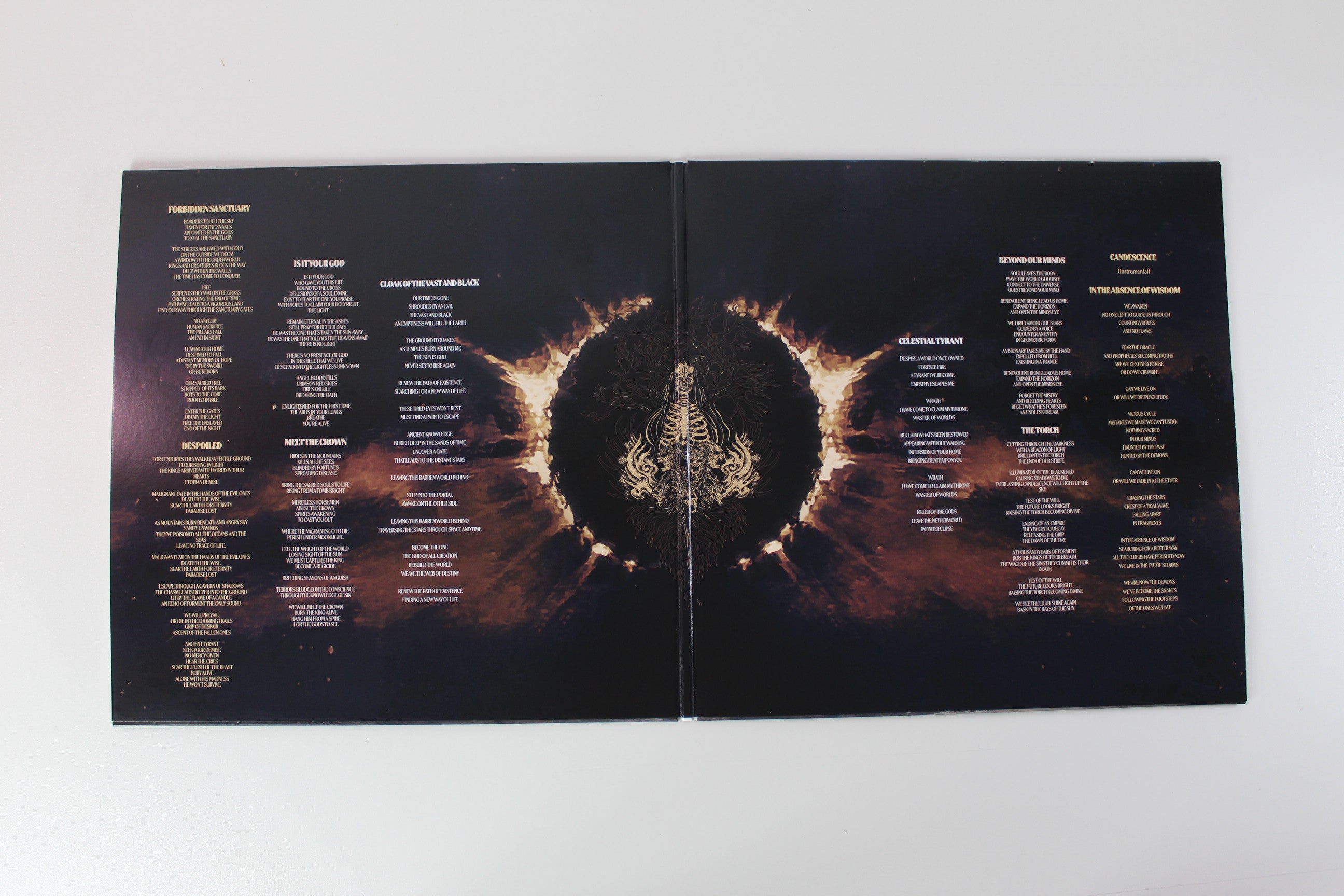 Anciients - Beyond The Reach Of The Sun on Season Of Mist Ltd. White/Yellow/Red Mixed Vinyl