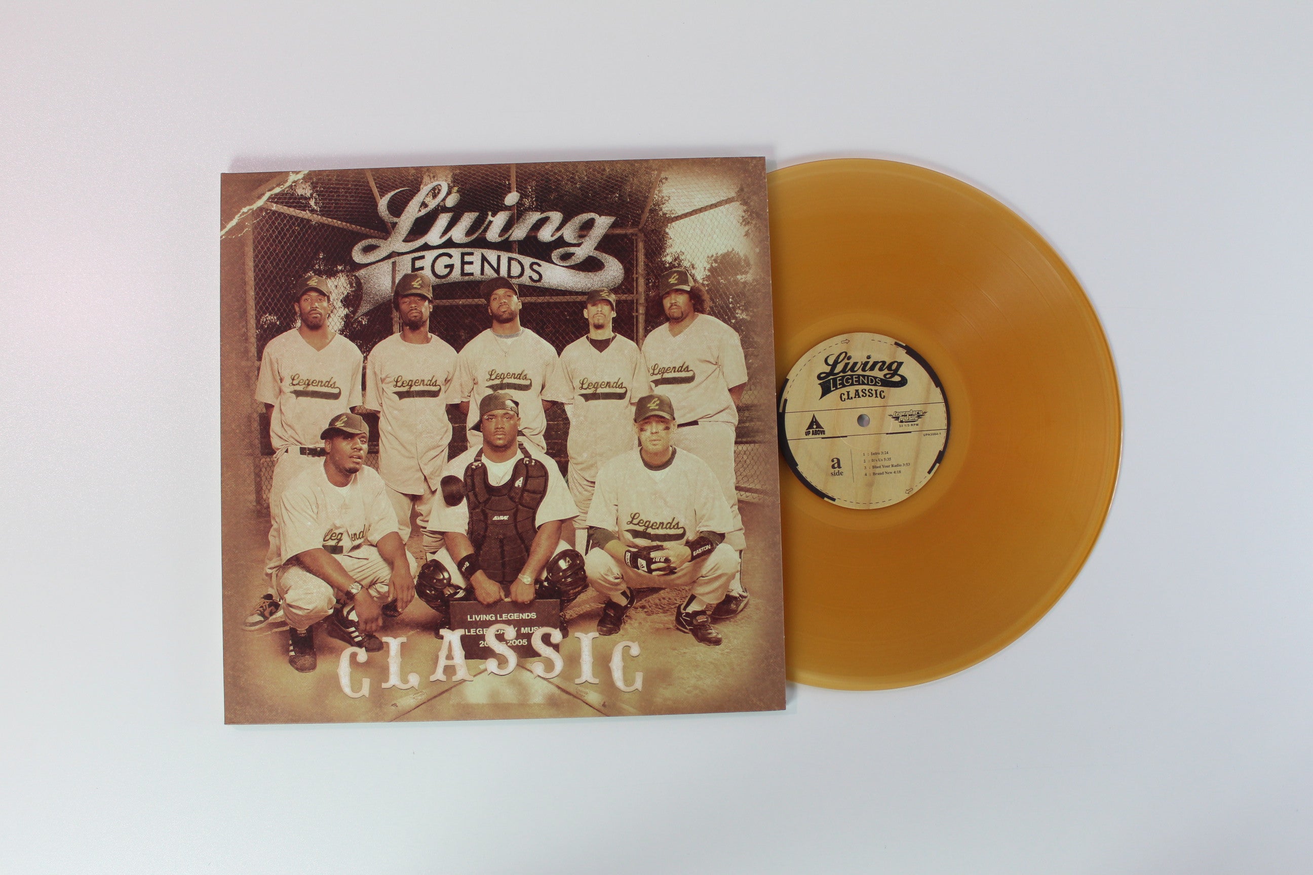 Living Legends - Classic on Up Above Vinyl Me Please Brown Translucent Vinyl Reissue