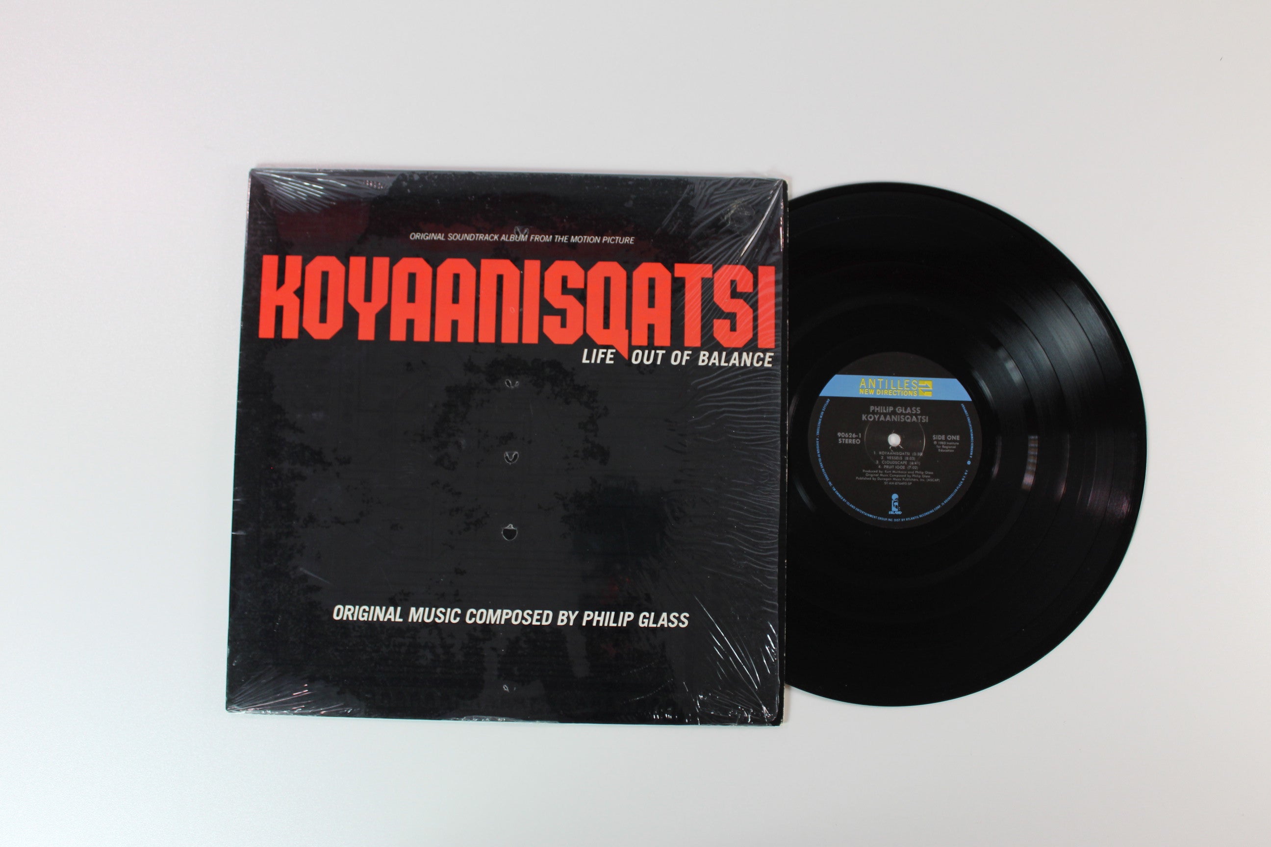 Philip Glass - Koyaanisqatsi (Life Out Of Balance) (Original Soundtrack Album From The Motion Picture) on Antilles New Directions