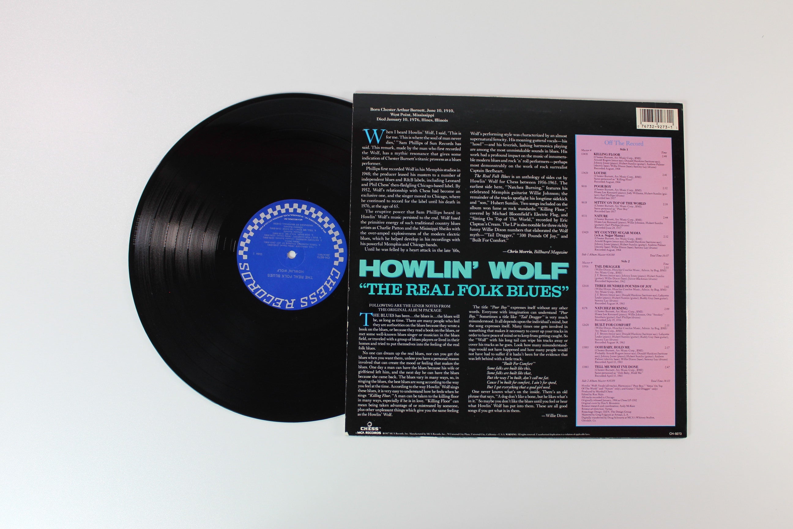 Howlin' Wolf - The Real Folk Blues on Chess