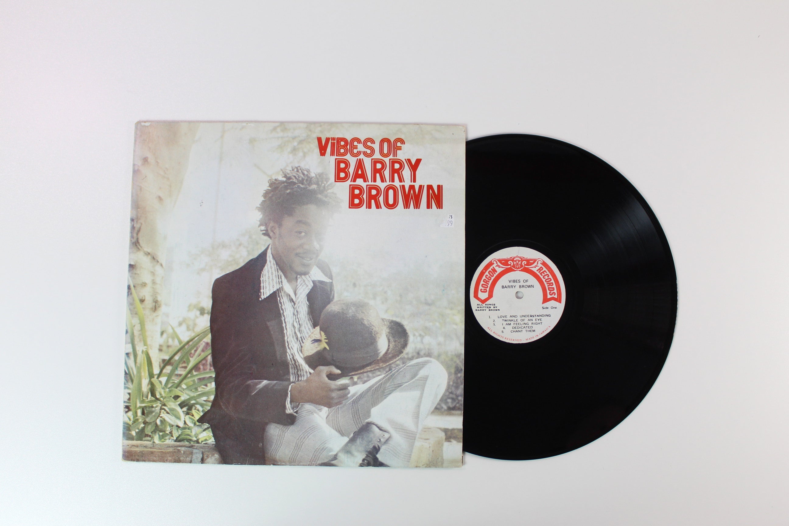 Barry Brown - Vibes Of Barry Brown on Gorgon Records - Jamaican pressing