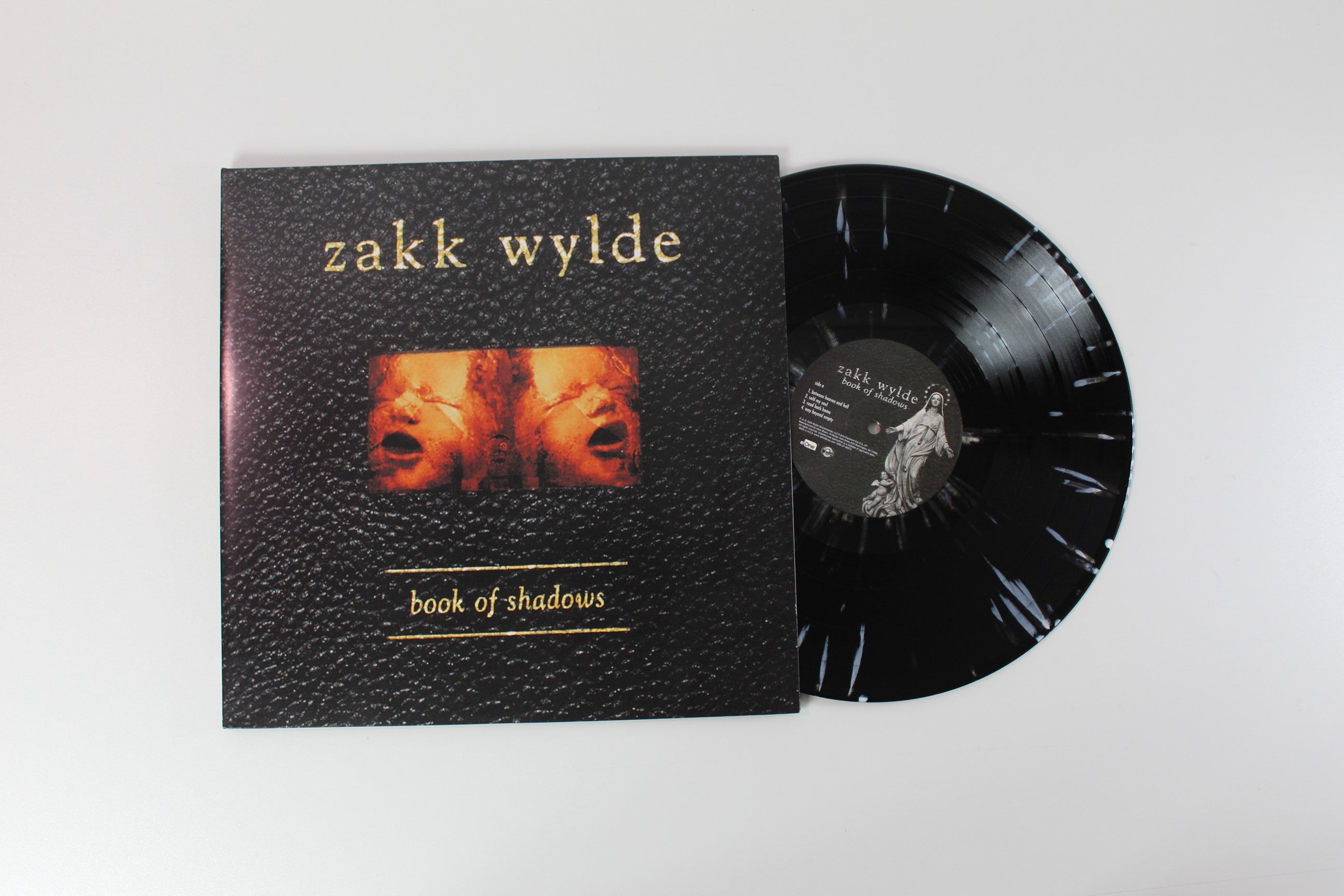 Zakk Wylde - Book Of Shadows on eOne Ltd. Black w/Heavy White Splatter Vinyl Reissue