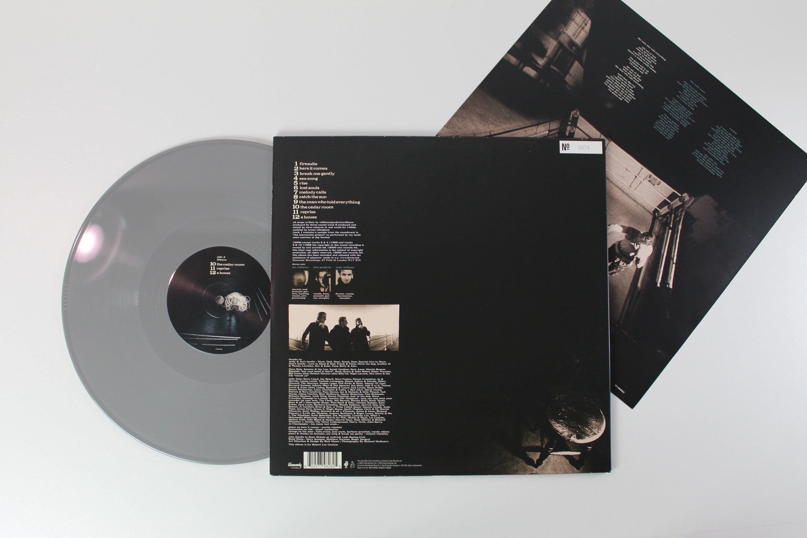 Doves - Lost Souls on Heavenly Ltd. Numbered Grey Vinyl Reissue