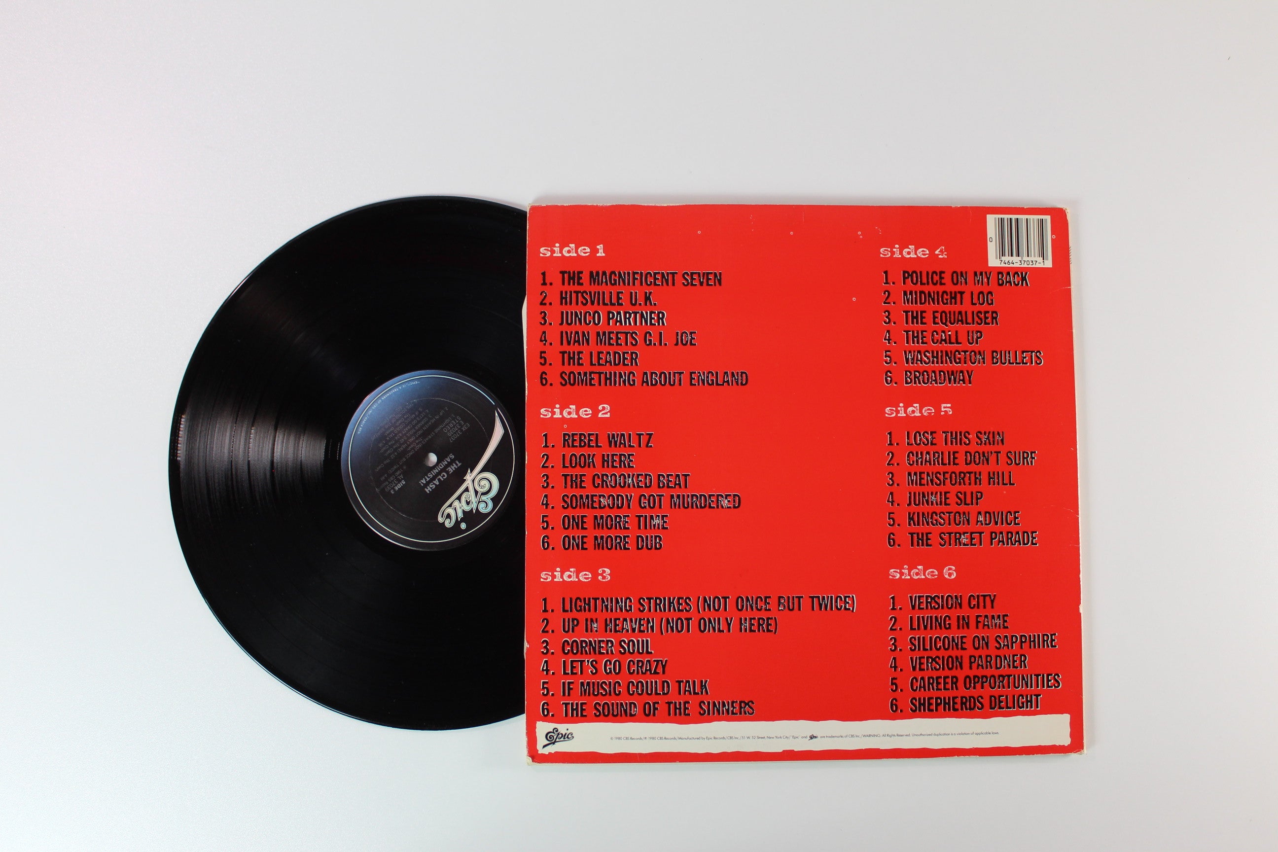 The Clash - Sandinista! on Epic