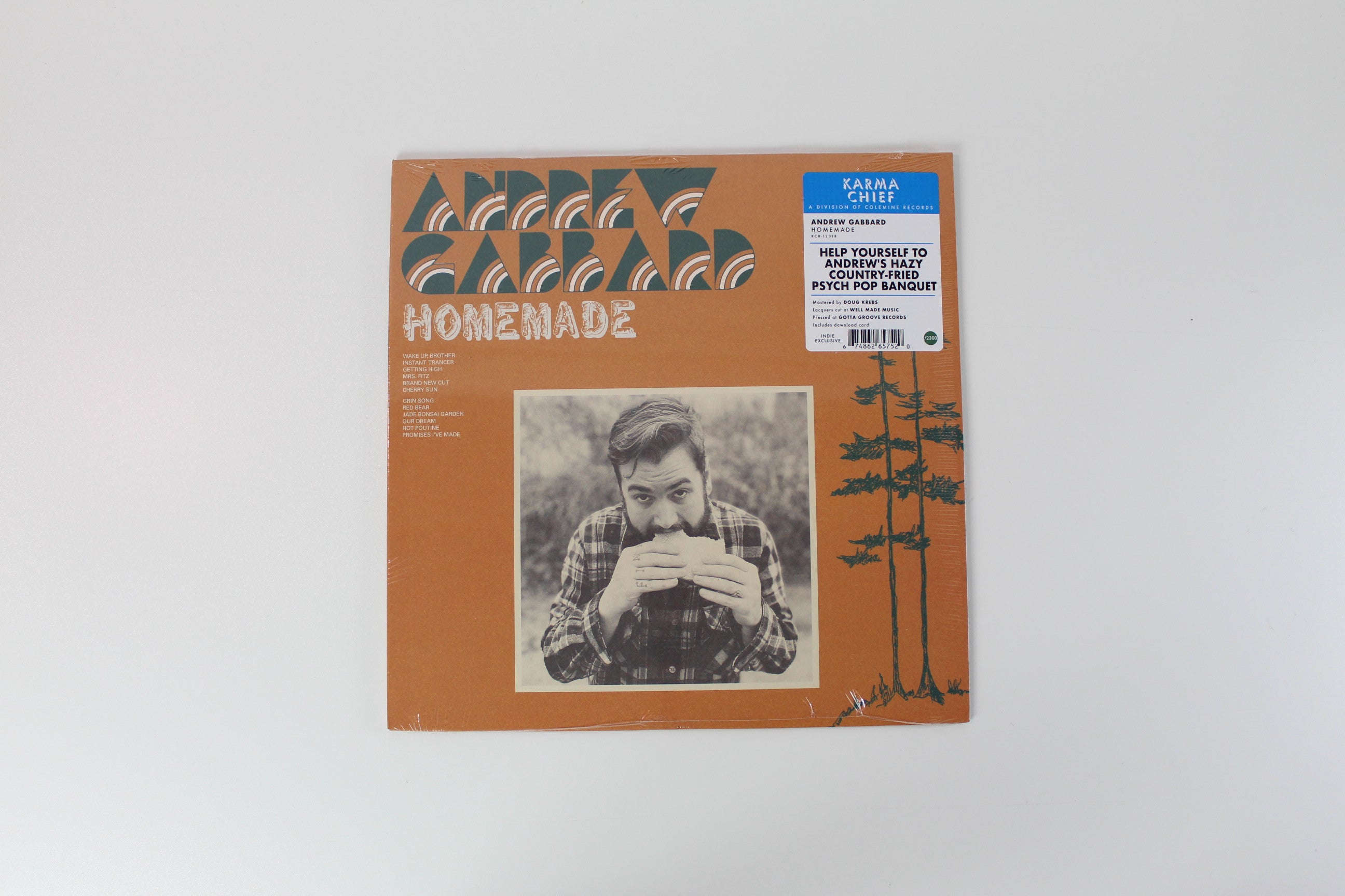 Andrew Gabbard - Homemade on Karma Chief Ltd Cao Green Vinyl Sealed