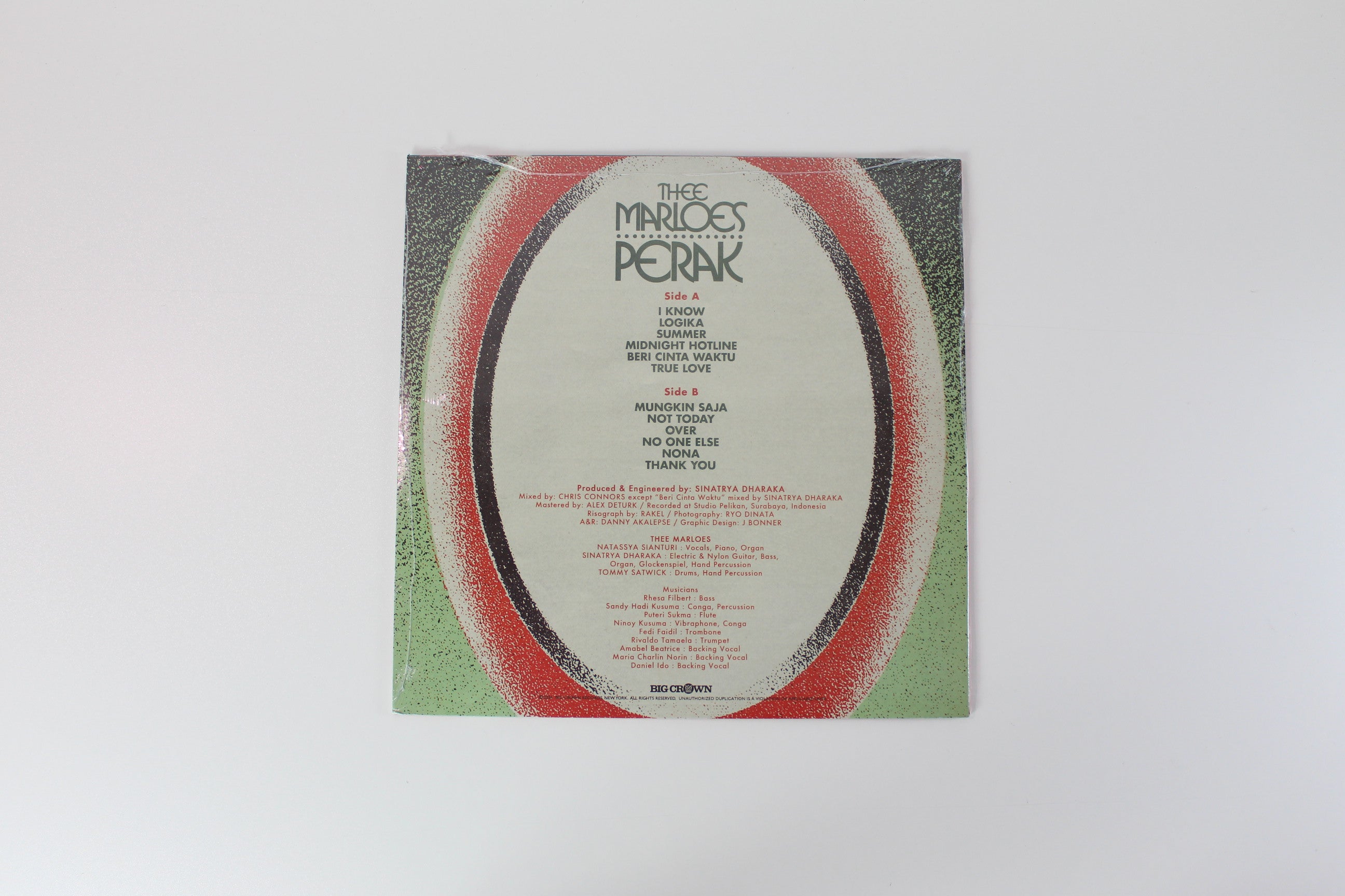 Thee Marloes - Perak on Big Crown Ltd Red Clear Vinyl Sealed