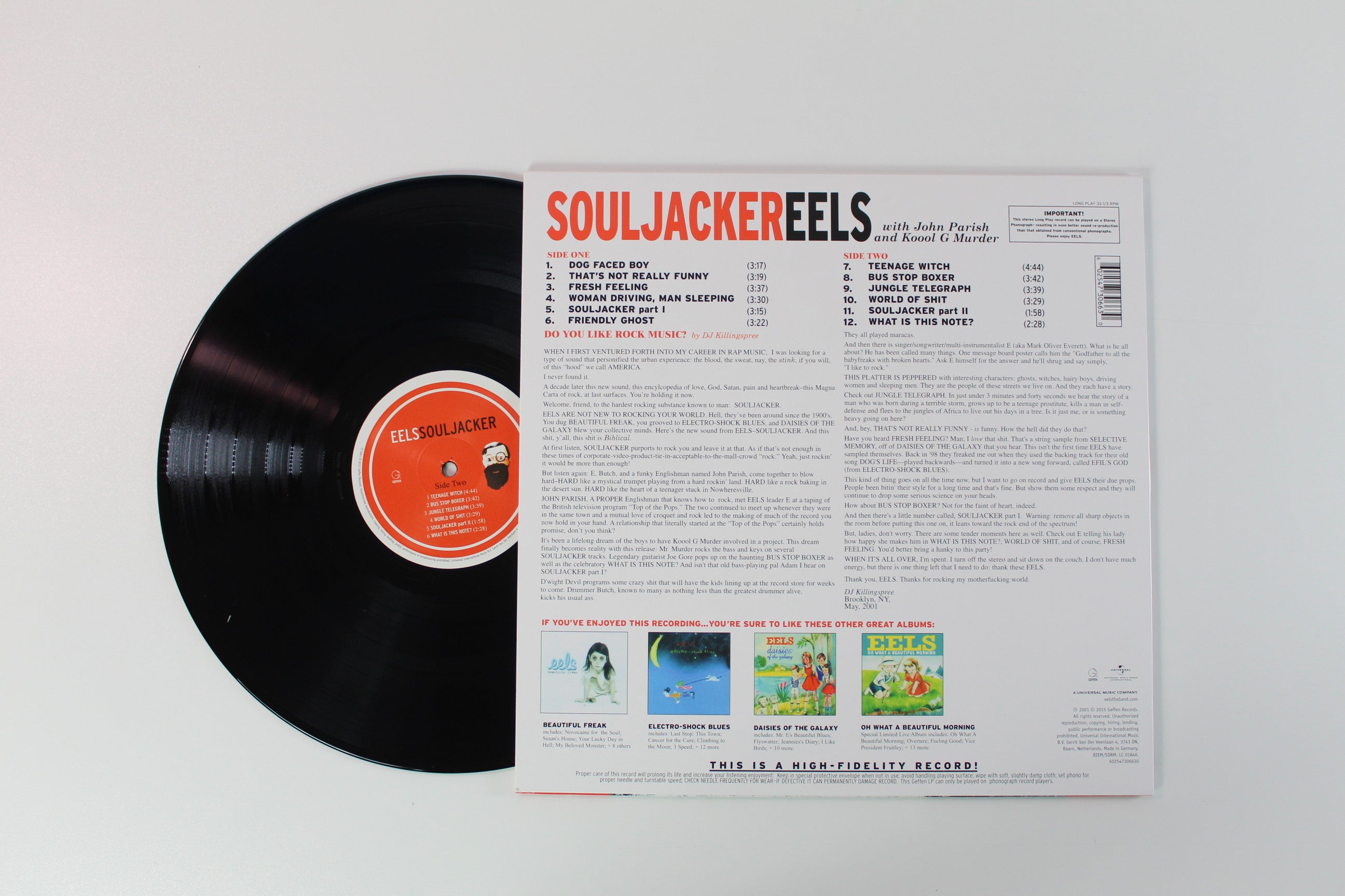 Eels - Souljacker on Geffen 180 Gram Reissue