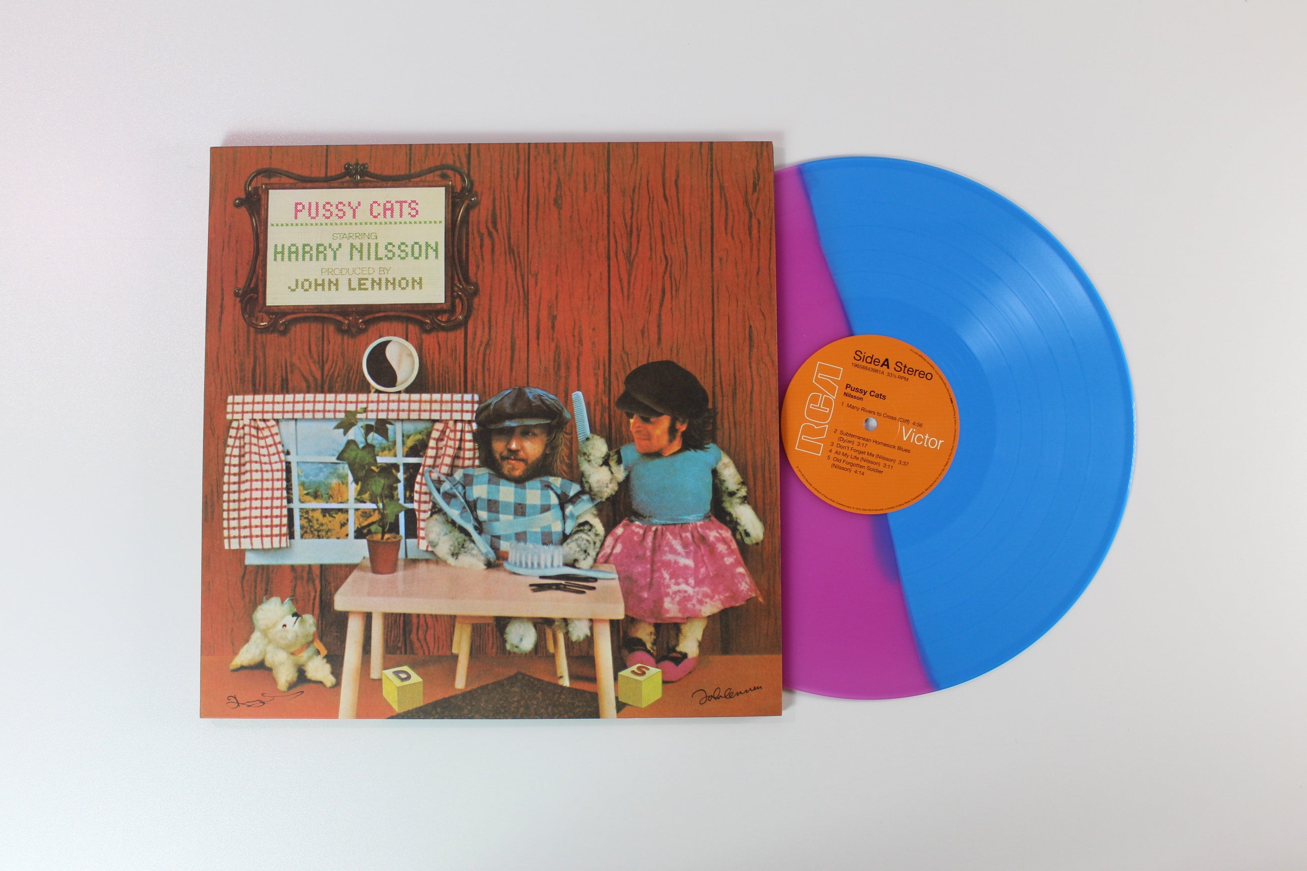 Harry Nilsson - Pussy Cats on RCA Vinyl Me Please Blue/Purple Split Reissue