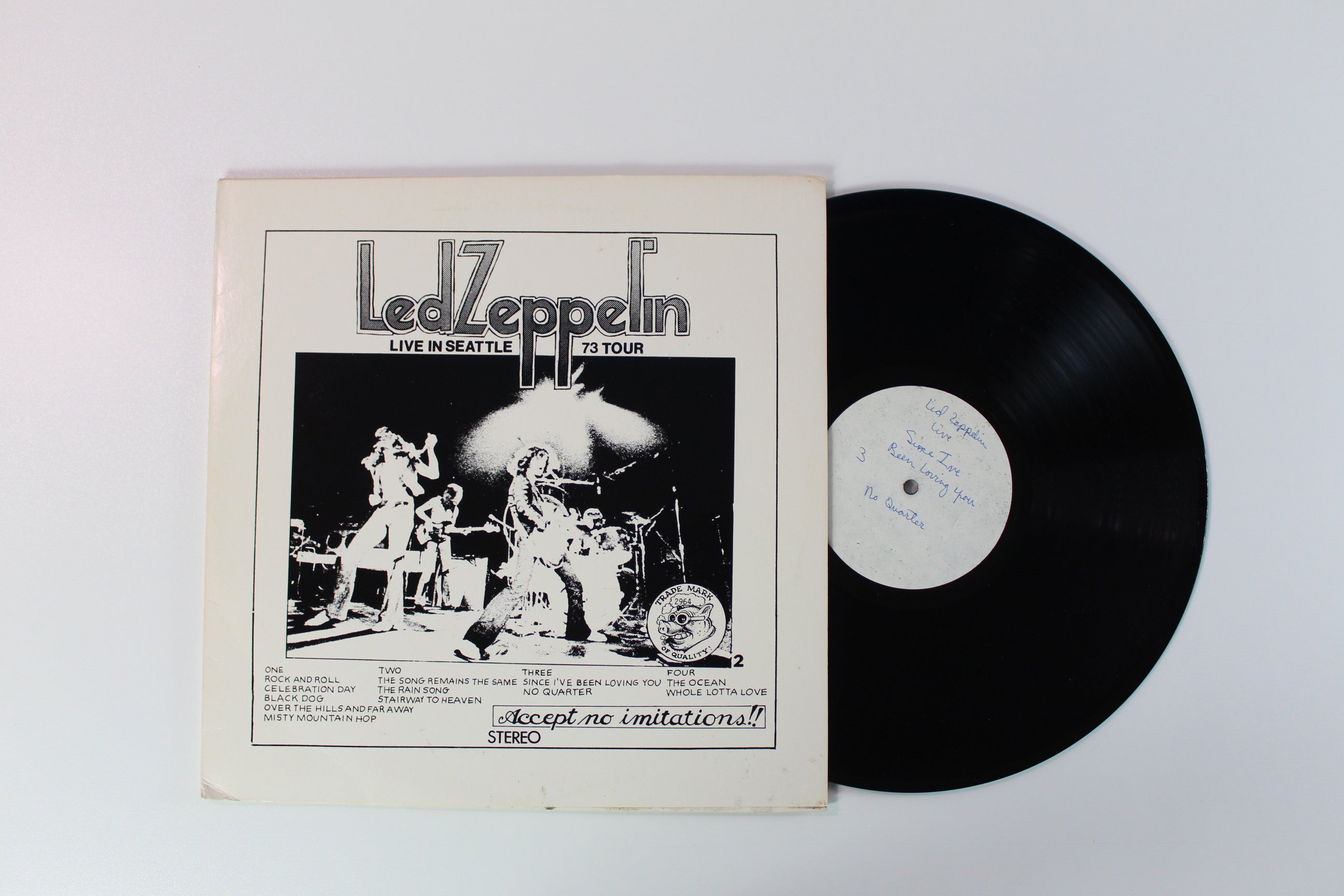 Led Zeppelin - Live In Seattle 73 Tour Unofficial Pressing