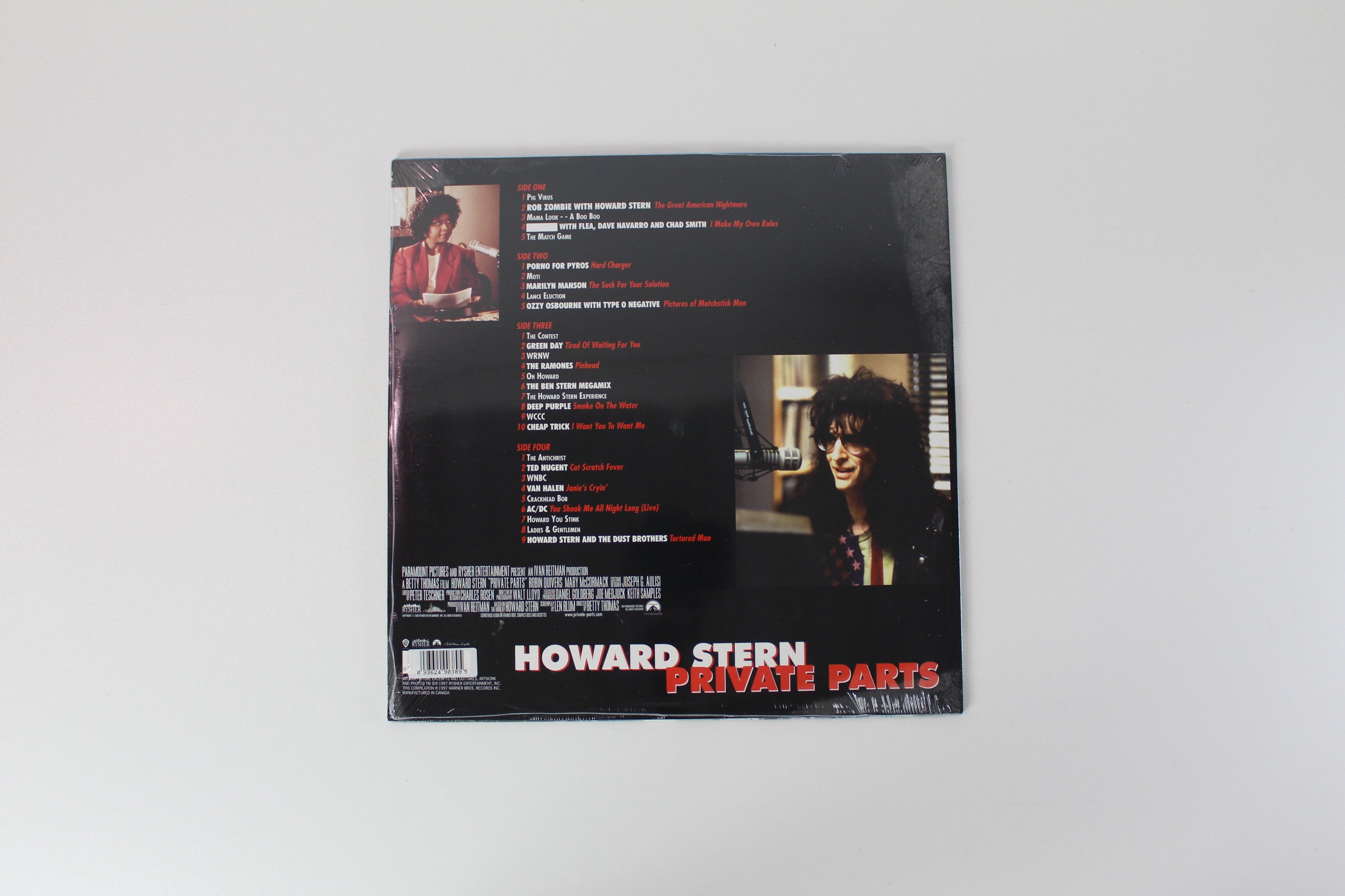 Various - Howard Stern Private Parts: The Album on Warner Bros RSD 2019 Ltd Blue Vinyl Reissue Sealed