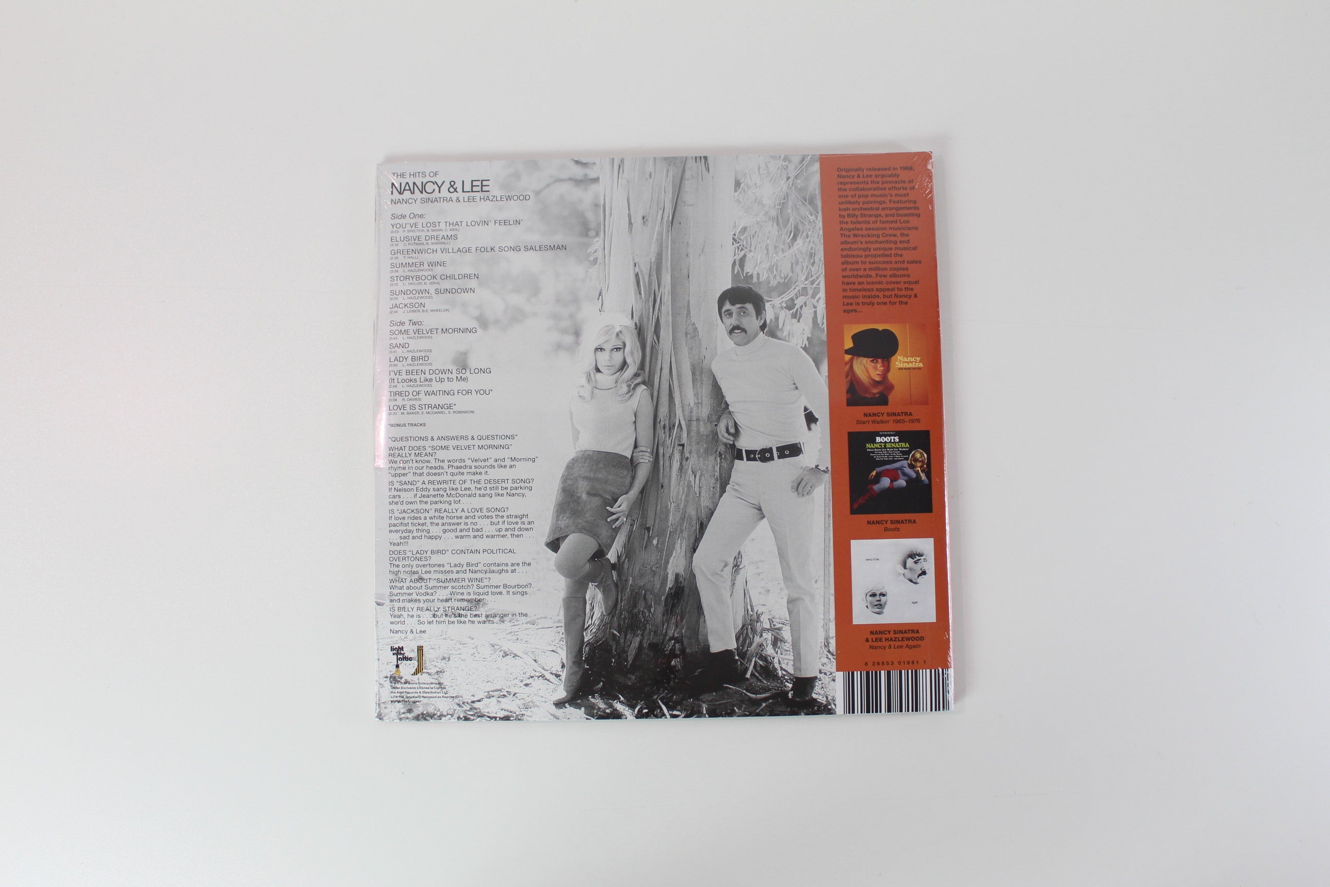 Nancy Sinatra & Lee Hazlewood - Nancy & Lee on Light in the Attic Reissue Sealed