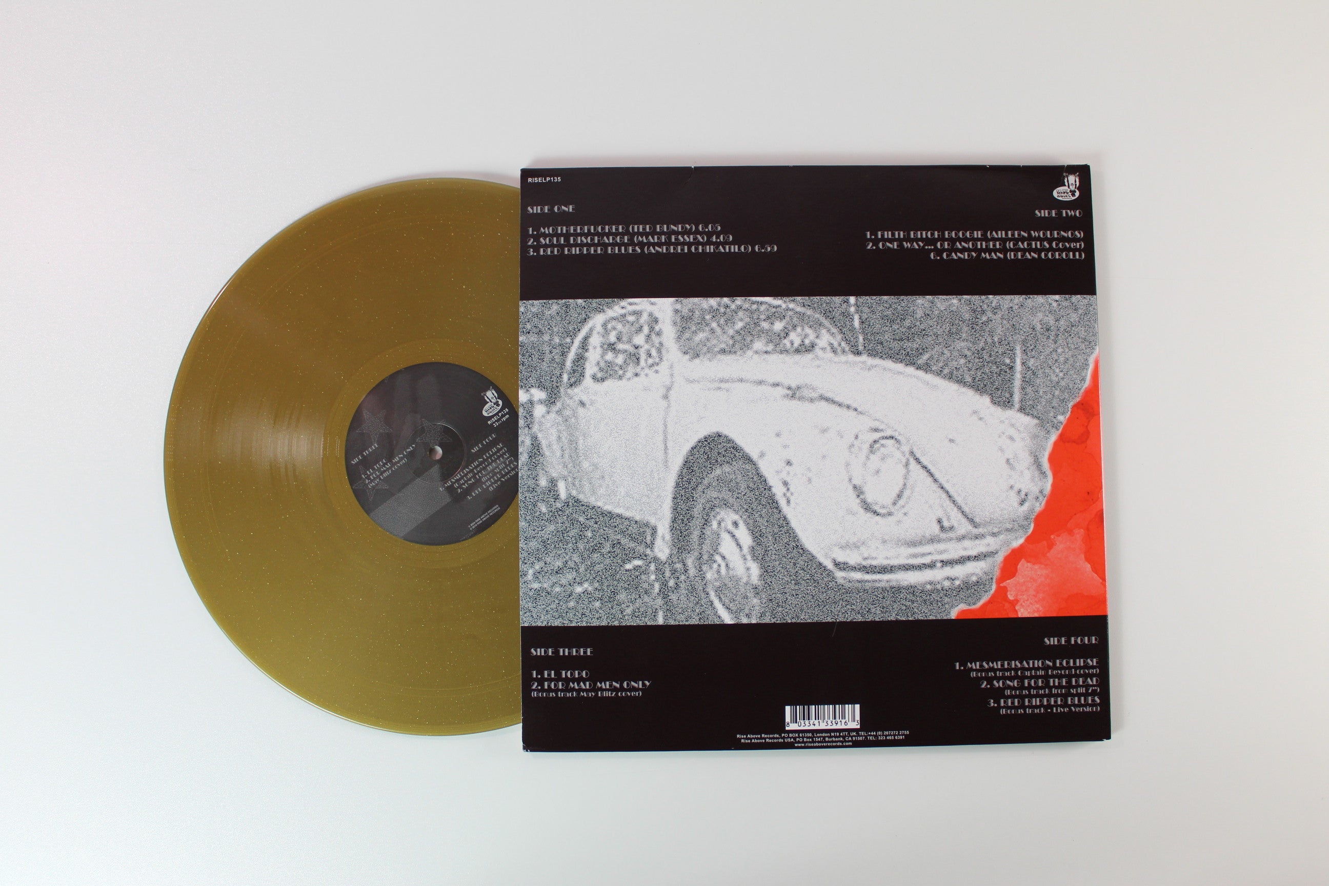 Church Of Misery - The Second Coming on Rise Above Gold w/ Sparkle Reissue