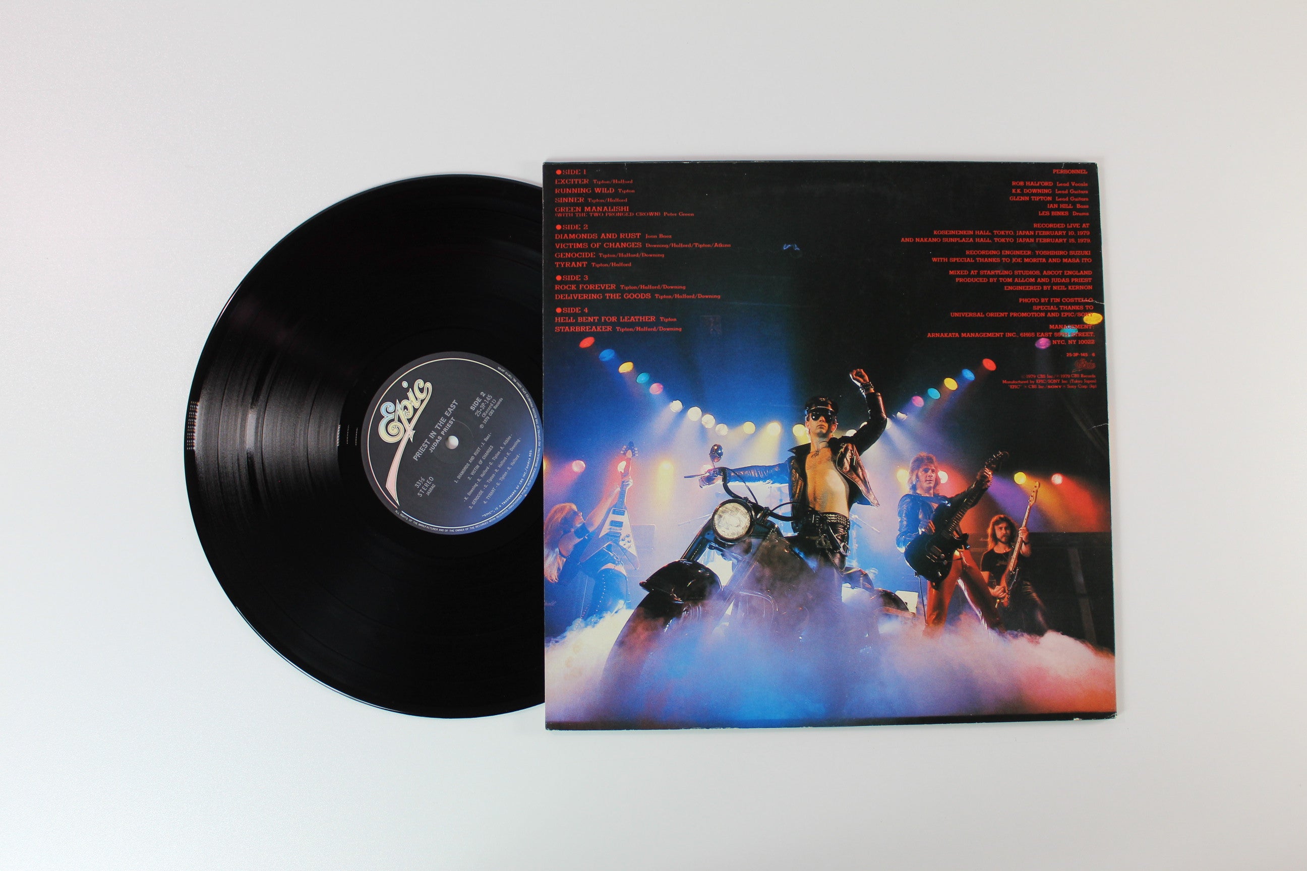 Judas Priest - Priest In The East (Live In Japan) on Epic Japanese Pressing