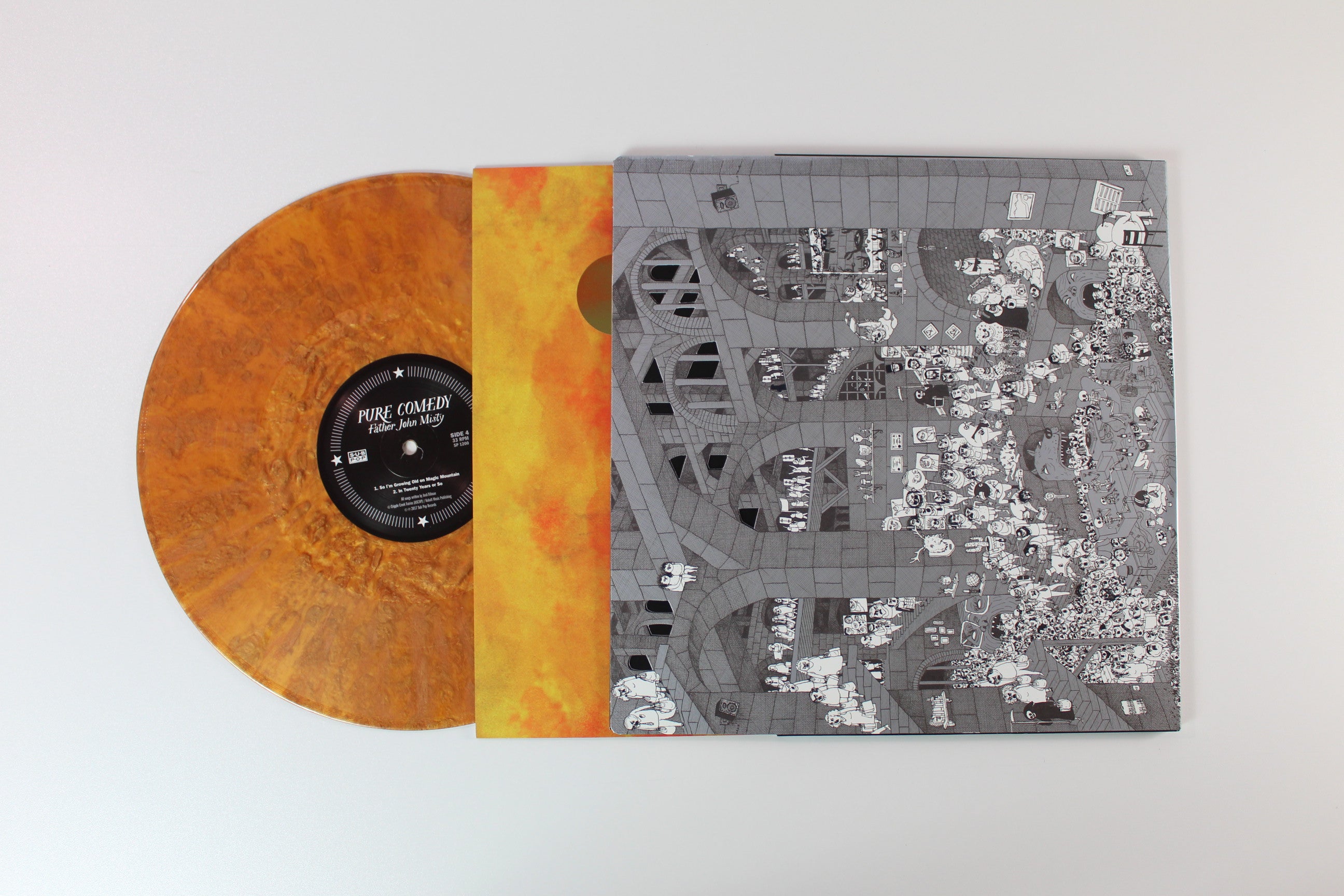 Father John Misty - Pure Comedy on Sub Pop Aluminum / Copper Vinyl