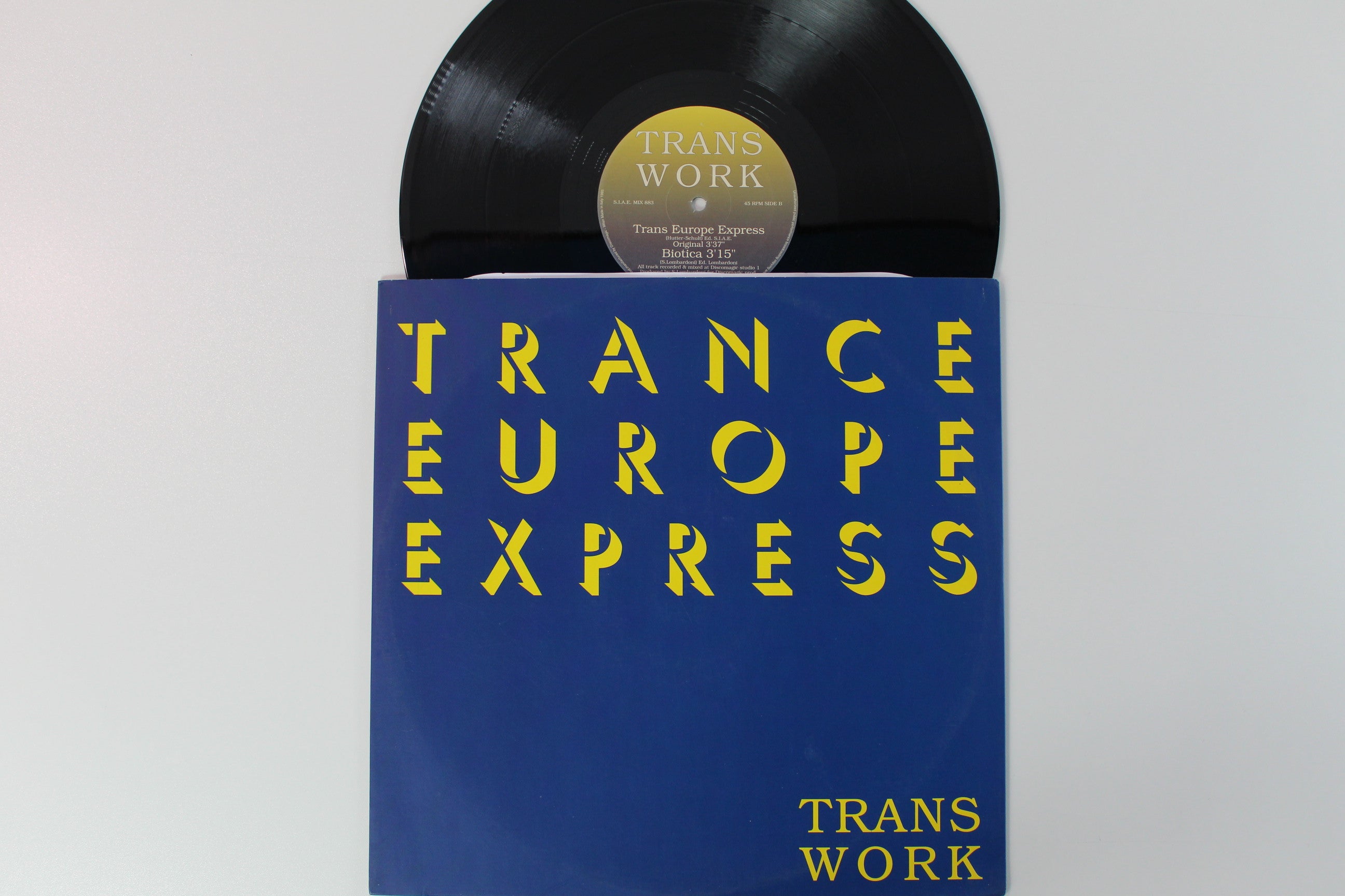 Trans Work - Trance Europe Express on Discomagic 45 RPM 12" Single