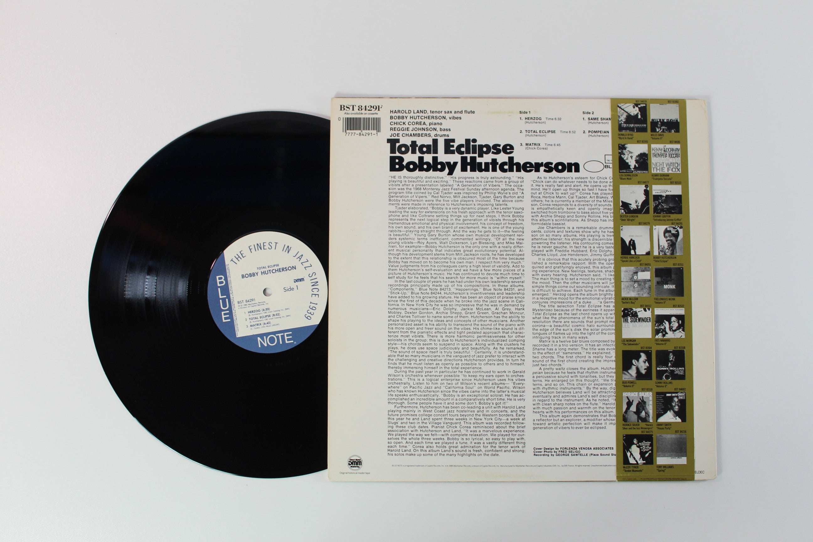 Bobby Hutcherson - Total Eclipse on Blue Note Cadre Rouge DMM Reissue