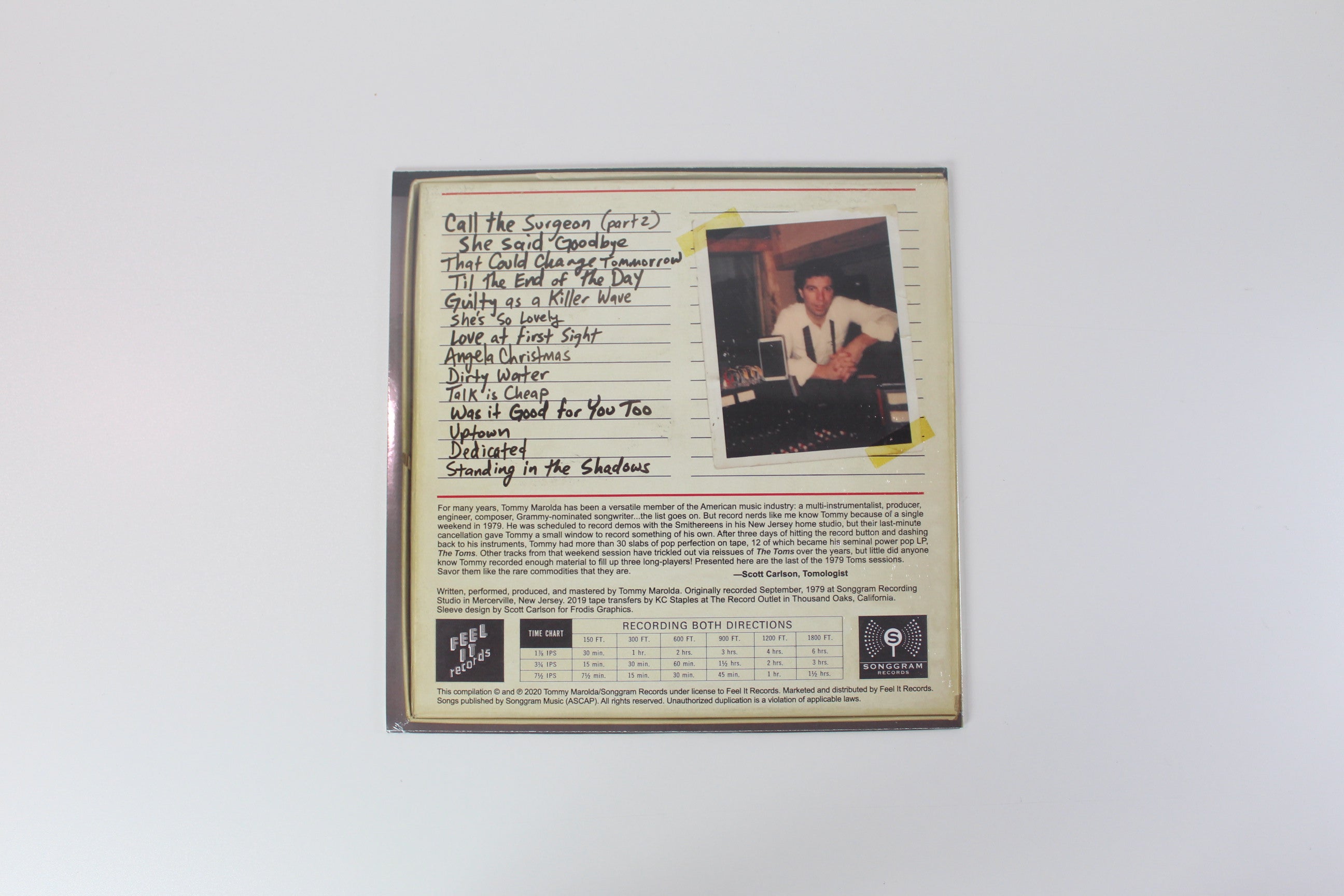The Toms - The Toms on Feel It Limited Edition Sealed