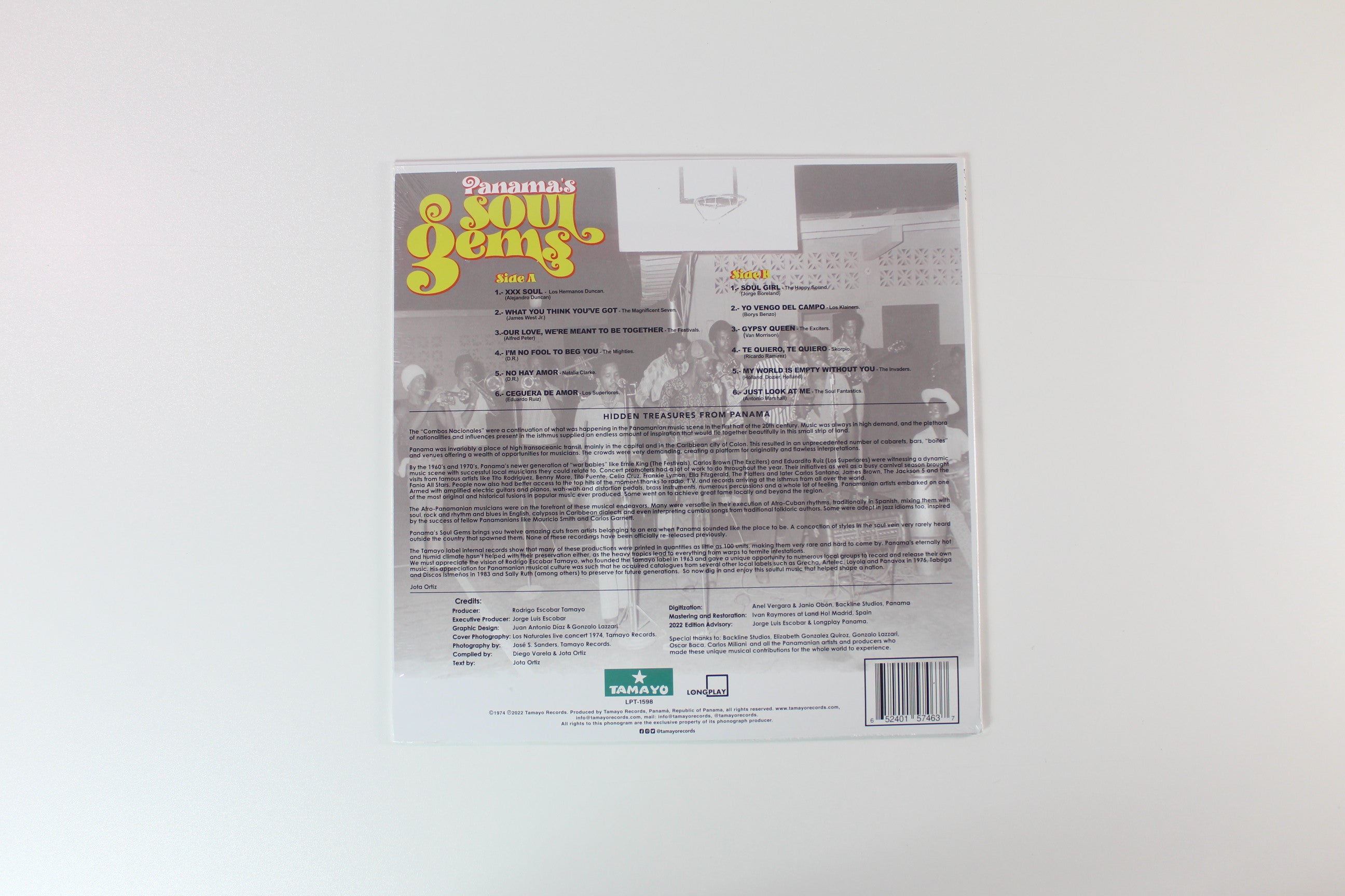 Various - Panama’s Soul Gems on Tamayo RSD 2022 Ltd Red White & Blue Splatter Vinyl Sealed