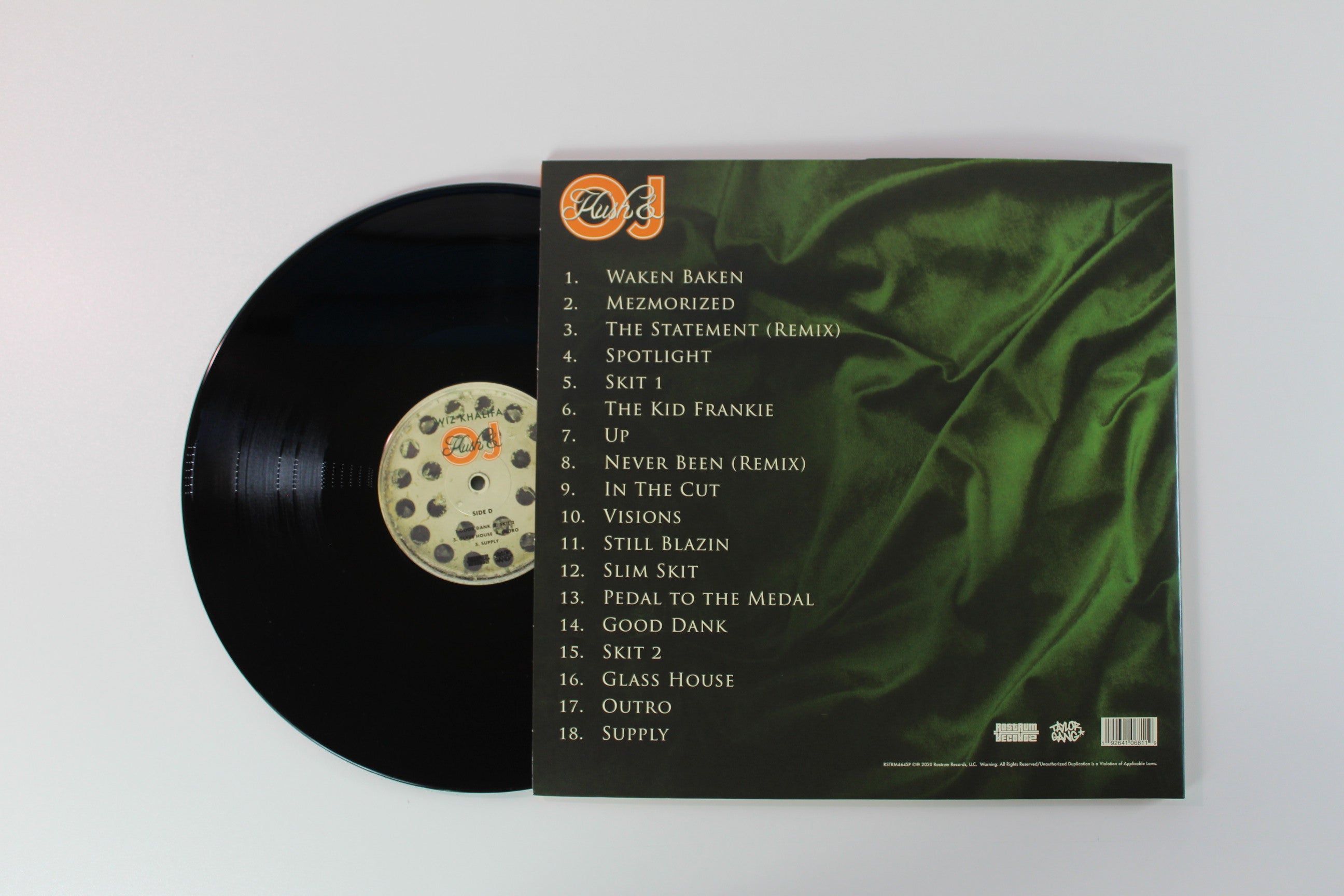 Wiz Khalifa - Kush & OJ on Rostrum Ltd Green / Black Vinyl