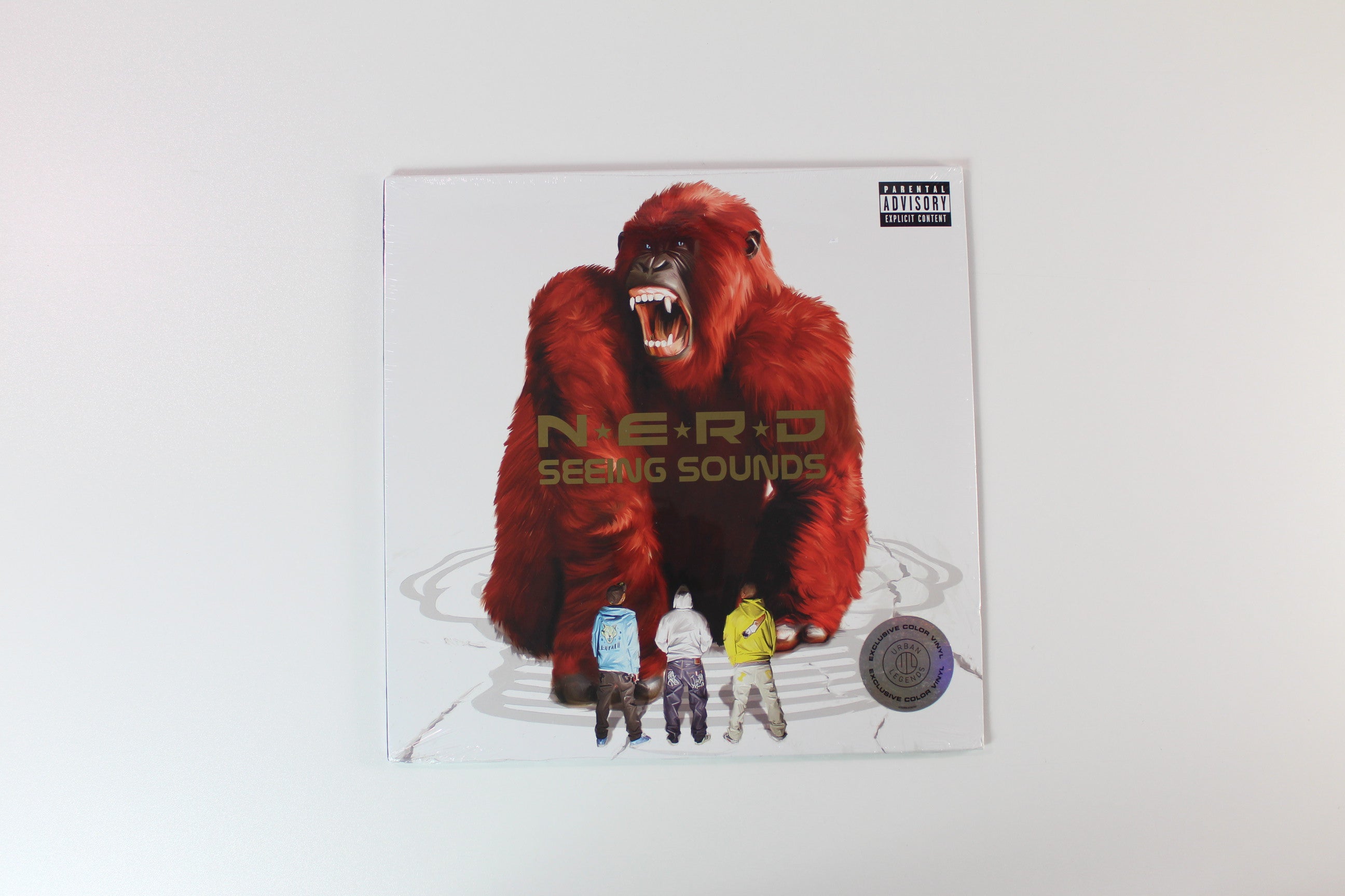 N*E*R*D - Seeing Sounds on Star Trak Ltd Red Marble Vinyl Reissue Sealed