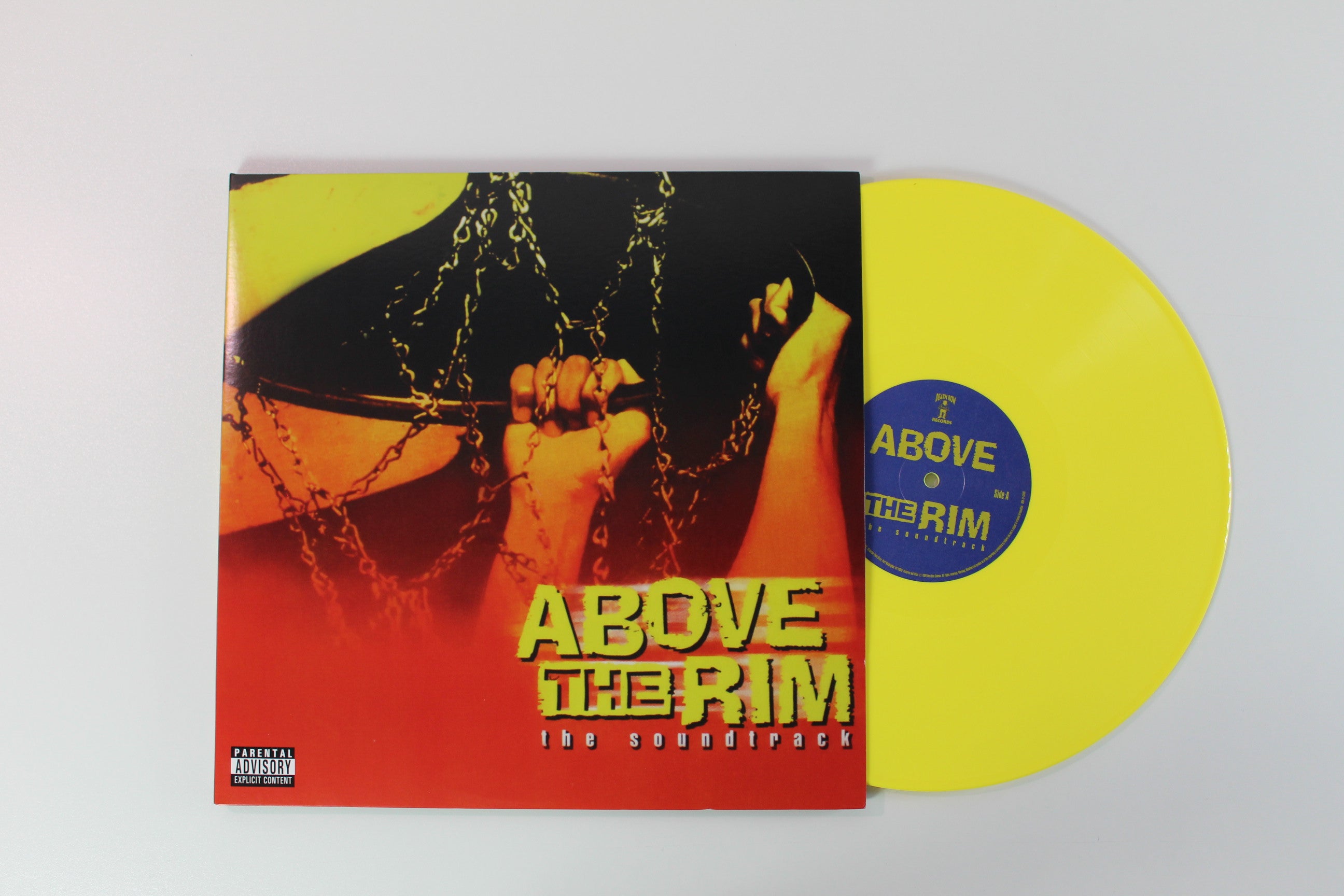 Various - Above The Rim (The Soundtrack) on Death Row RSD 2021 Ltd Yellow & Tangerine Reissue