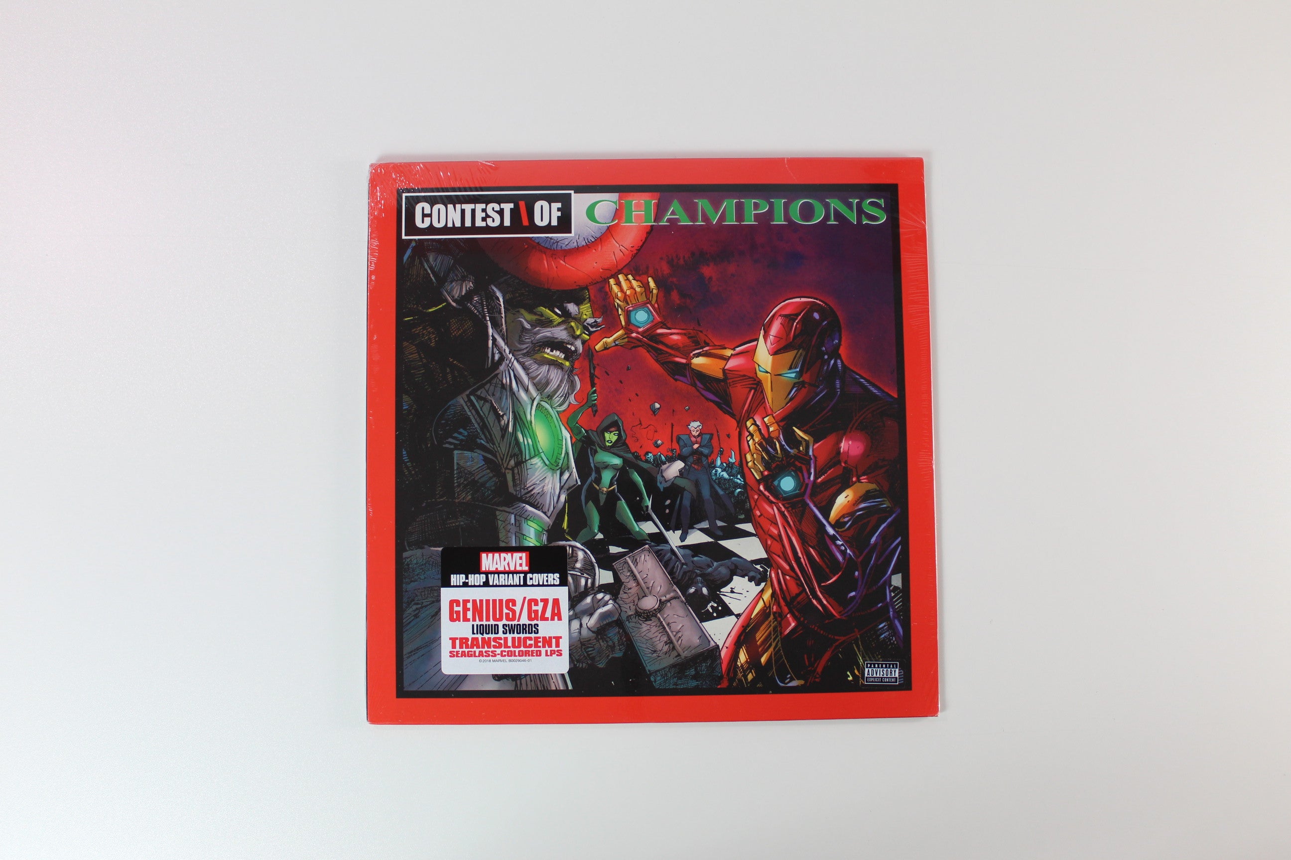 The Genius/GZA - Liquid Swords on Geffen Translucent Seaglass Vinyl Reissue Sealed