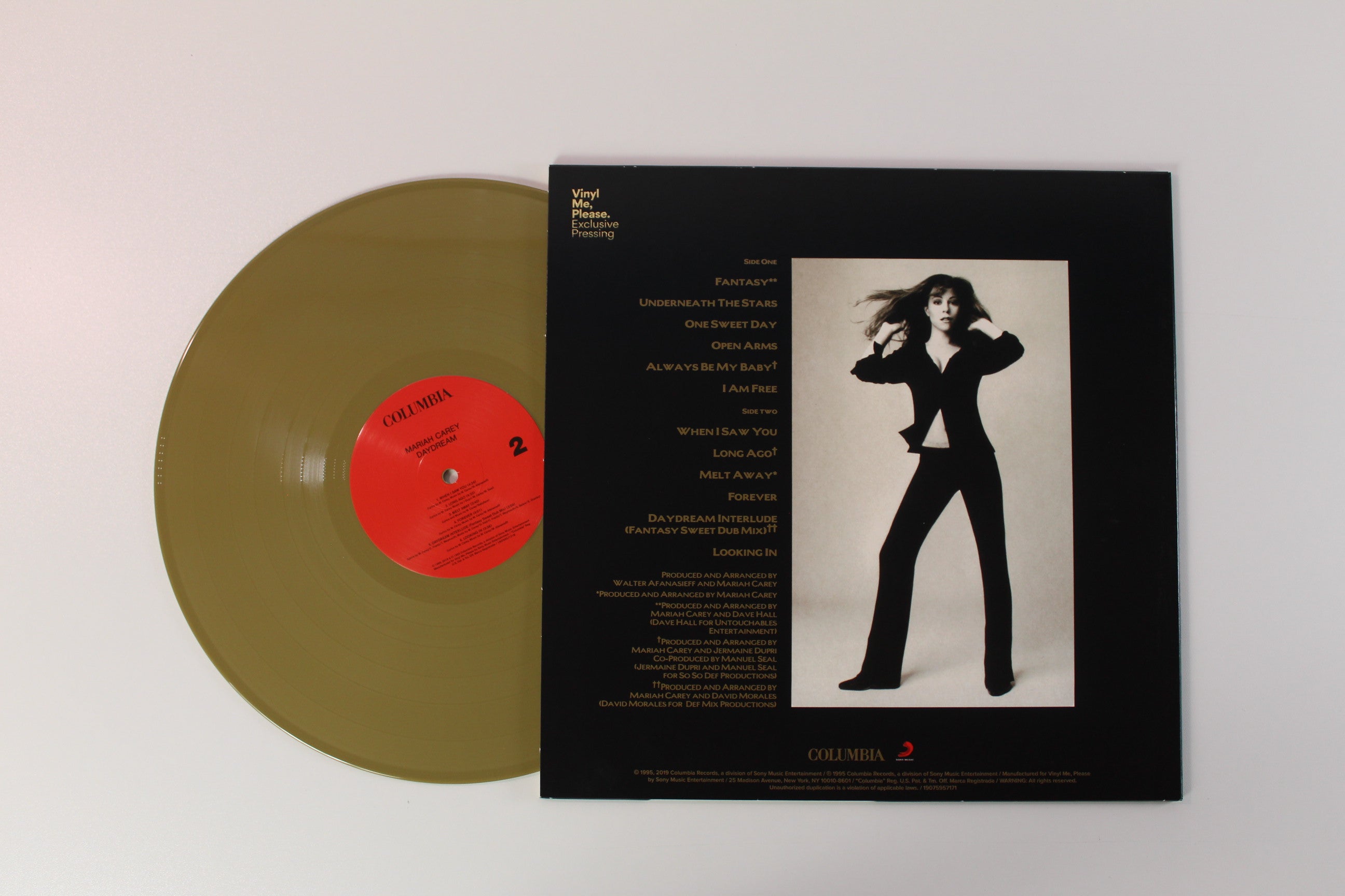 Mariah Carey - Daydream on Columba Vinyl Me Please Gold Metallic Vinyl Reissue