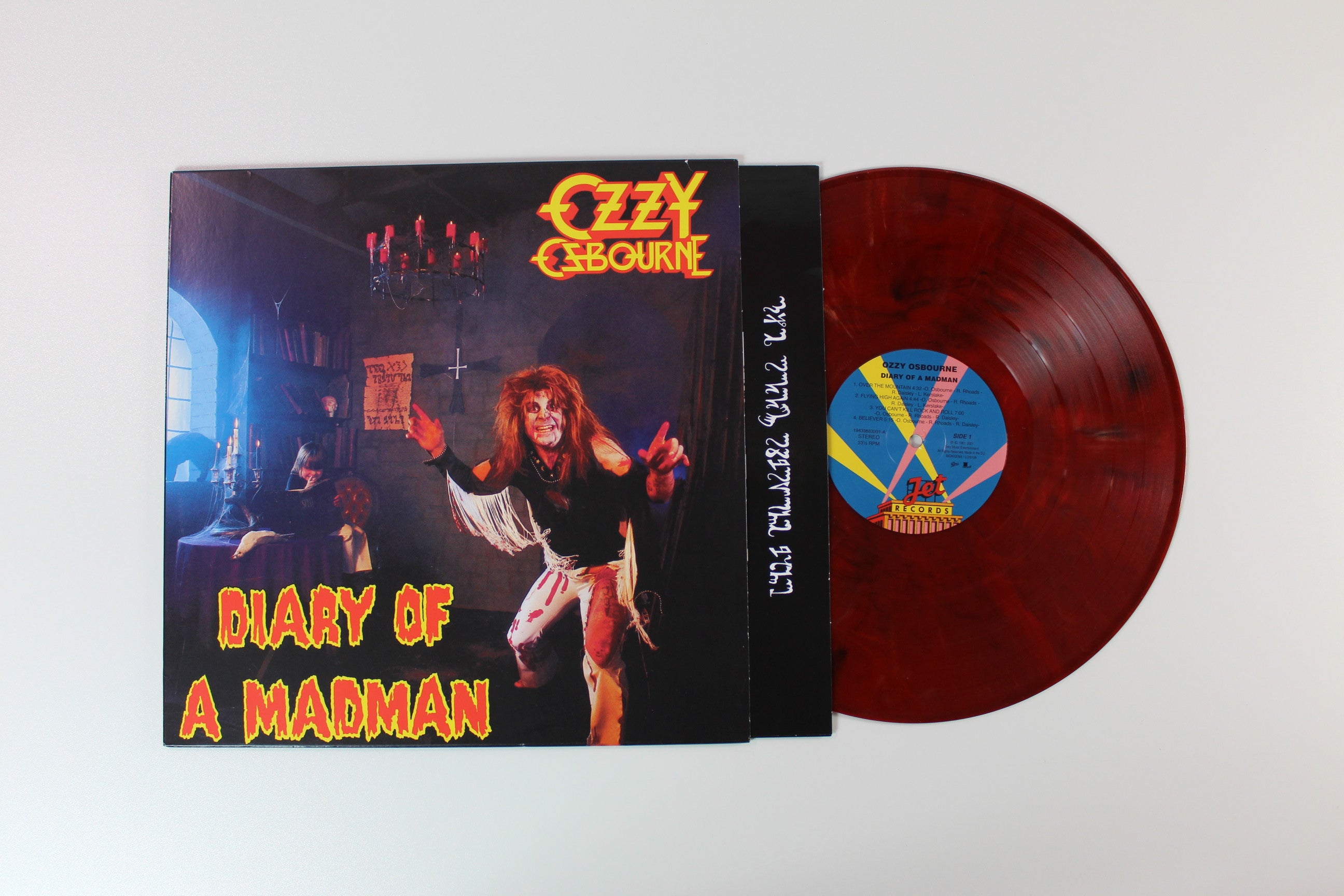 Ozzy Osbourne - Diary Of A Madman on Epic Legacy Red & Black Swirl Reissue