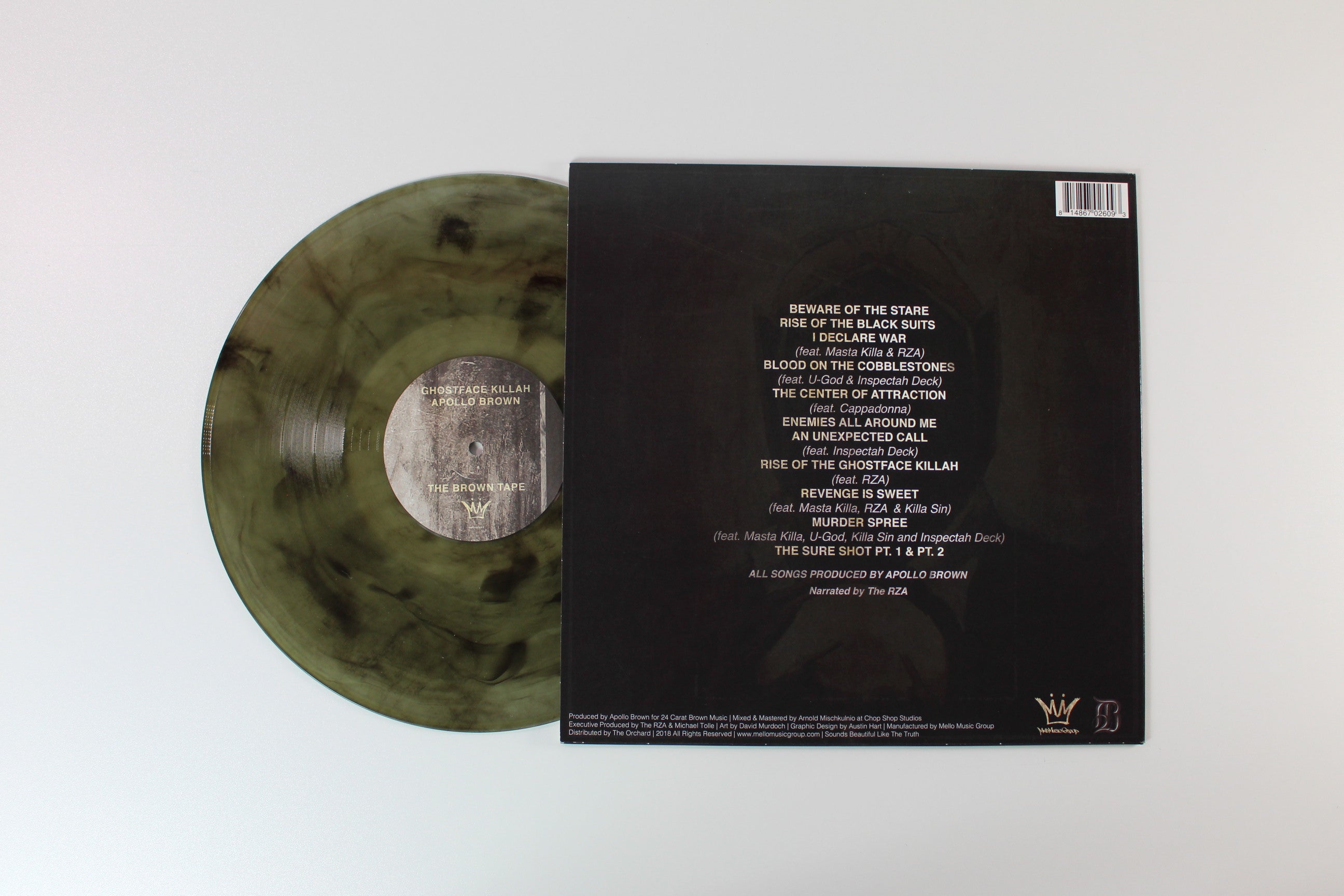 Ghostface Killah - The Brown Tape on Mello Music Group Ltd Transparent Smoke Reissue