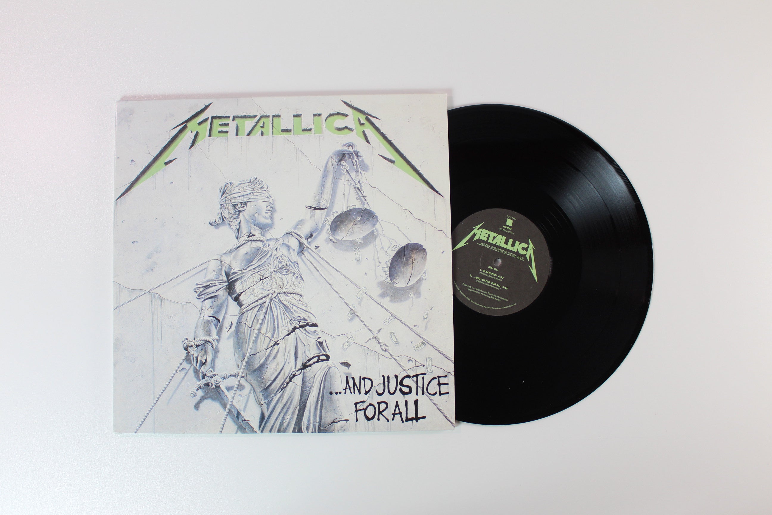 Metallica - ...And Justice For All on Blackened 180 Gram Reissue