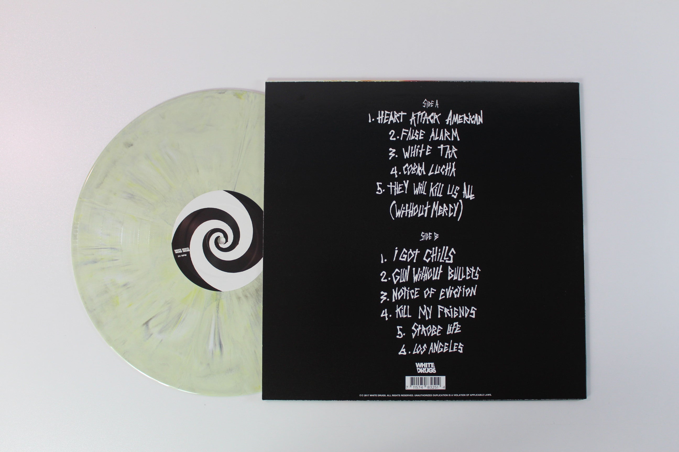 The Bronx - The Bronx on White Drugs Ltd Grey Marble Reissue