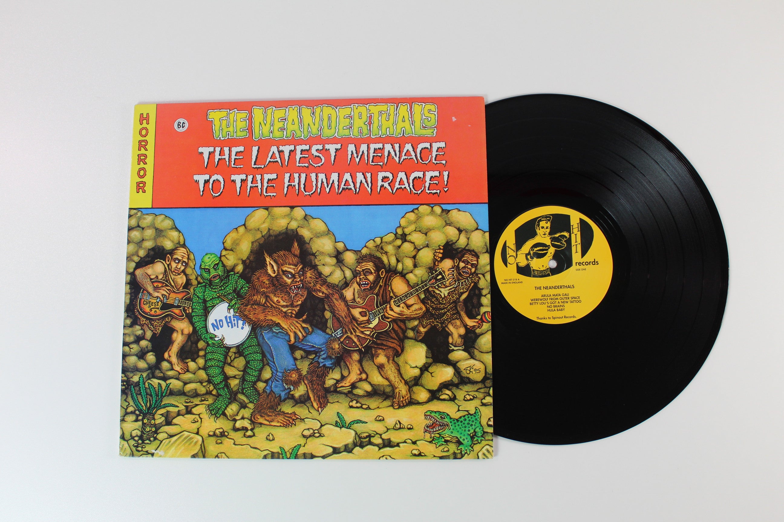 The Neanderthals - The Latest Menace To The Human Race on No Hit Records